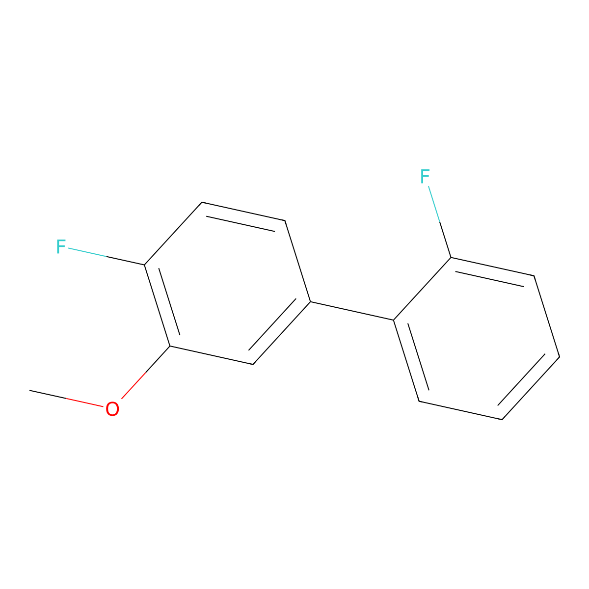 2,4'-Difluoro-3'-methoxy-1,1'-biphenyl molecular structure, CAS 1214355-42-6