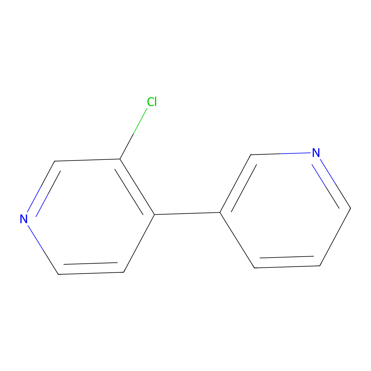 3'-Chloro-3,4'-bipyridine molecular structure, CAS 1214356-52-1