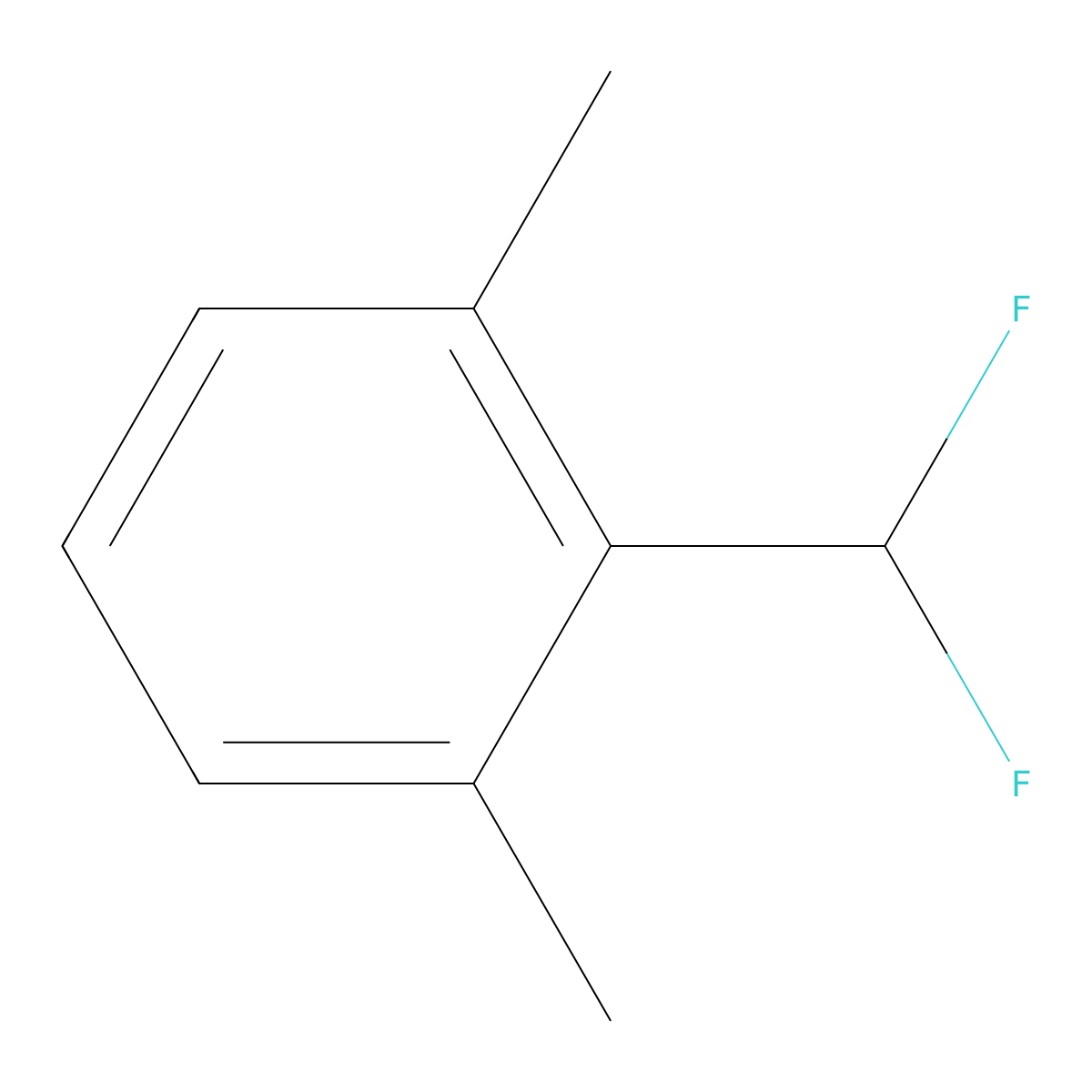 2-(Difluoromethyl)-1,3-dimethylbenzene molecular structure, CAS 1214358-11-8