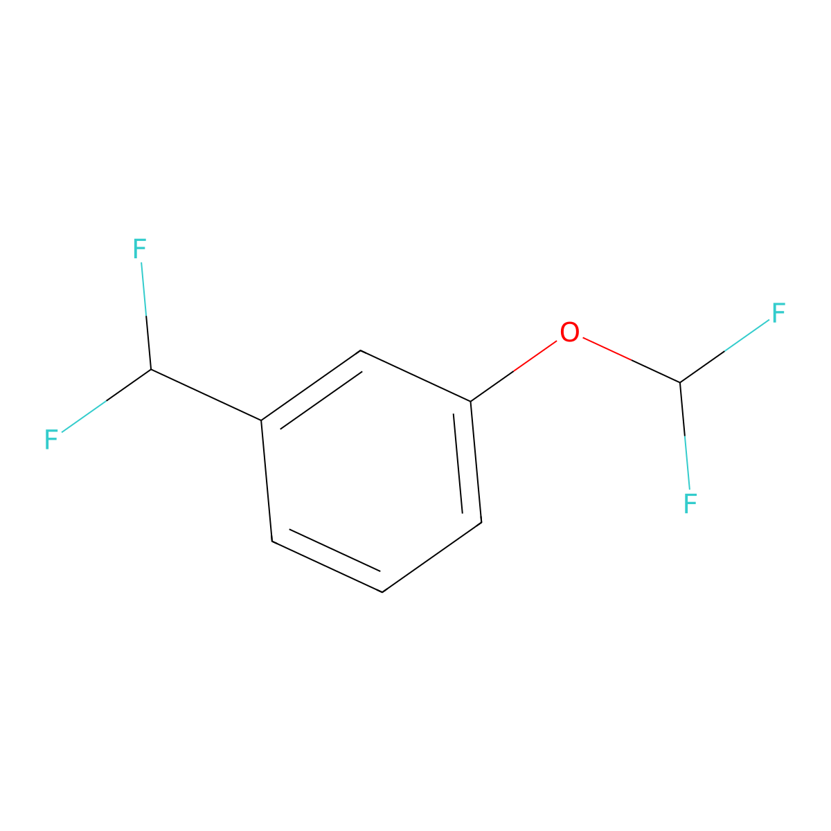 1-(Difluoromethoxy)-3-(difluoromethyl)benzene molecular structure, CAS 1214358-14-1