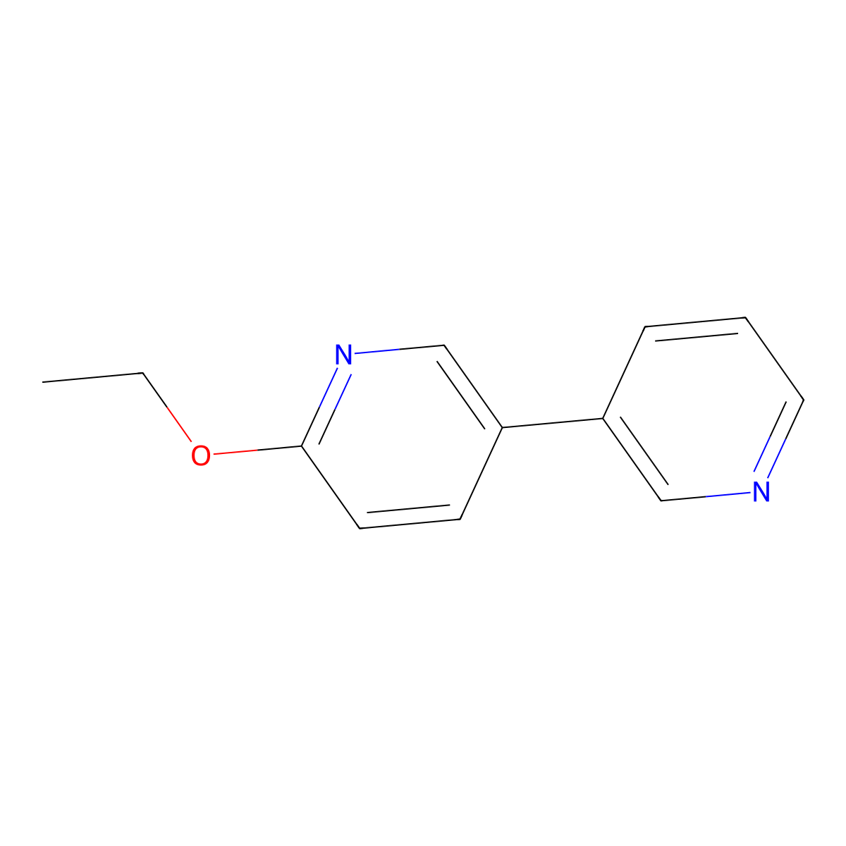 2-Ethoxy-5-pyridin-3-ylpyridine molecular structure, CAS 1214358-24-3