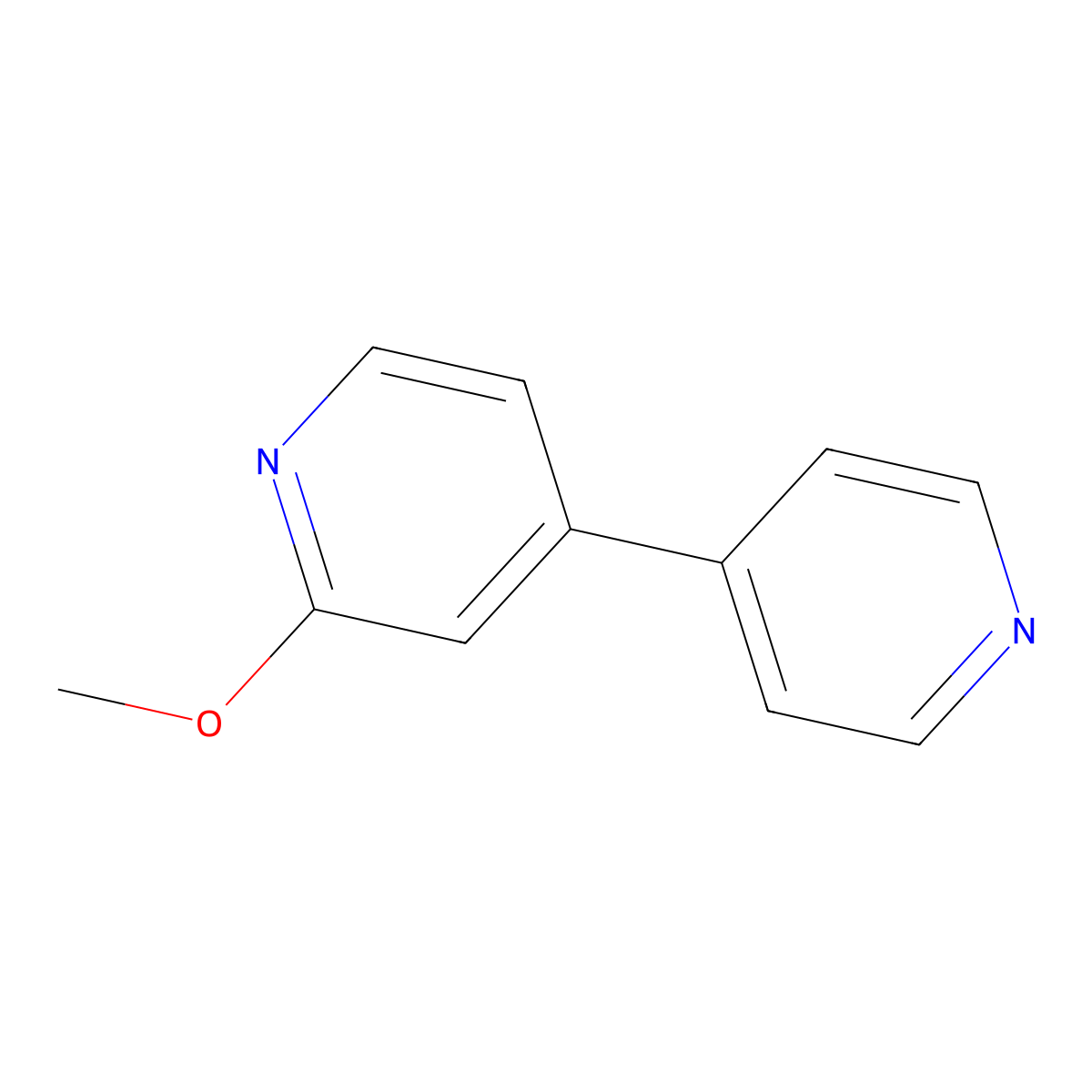 2-Methoxy-4,4'-bipyridine molecular structure, CAS 1214360-87-8