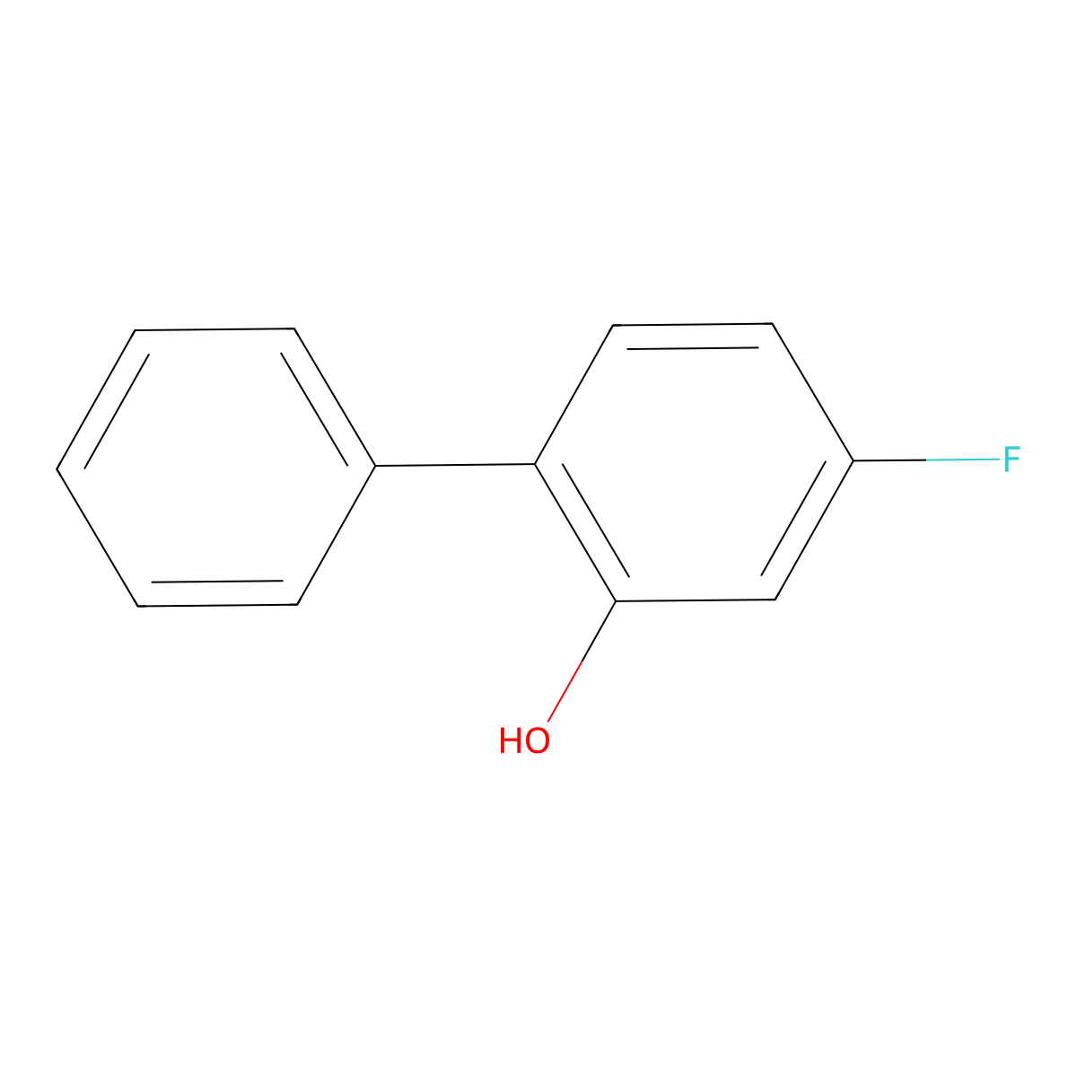 4-Fluoro-[1,1'-biphenyl]-2-ol molecular structure, CAS 1214361-91-7