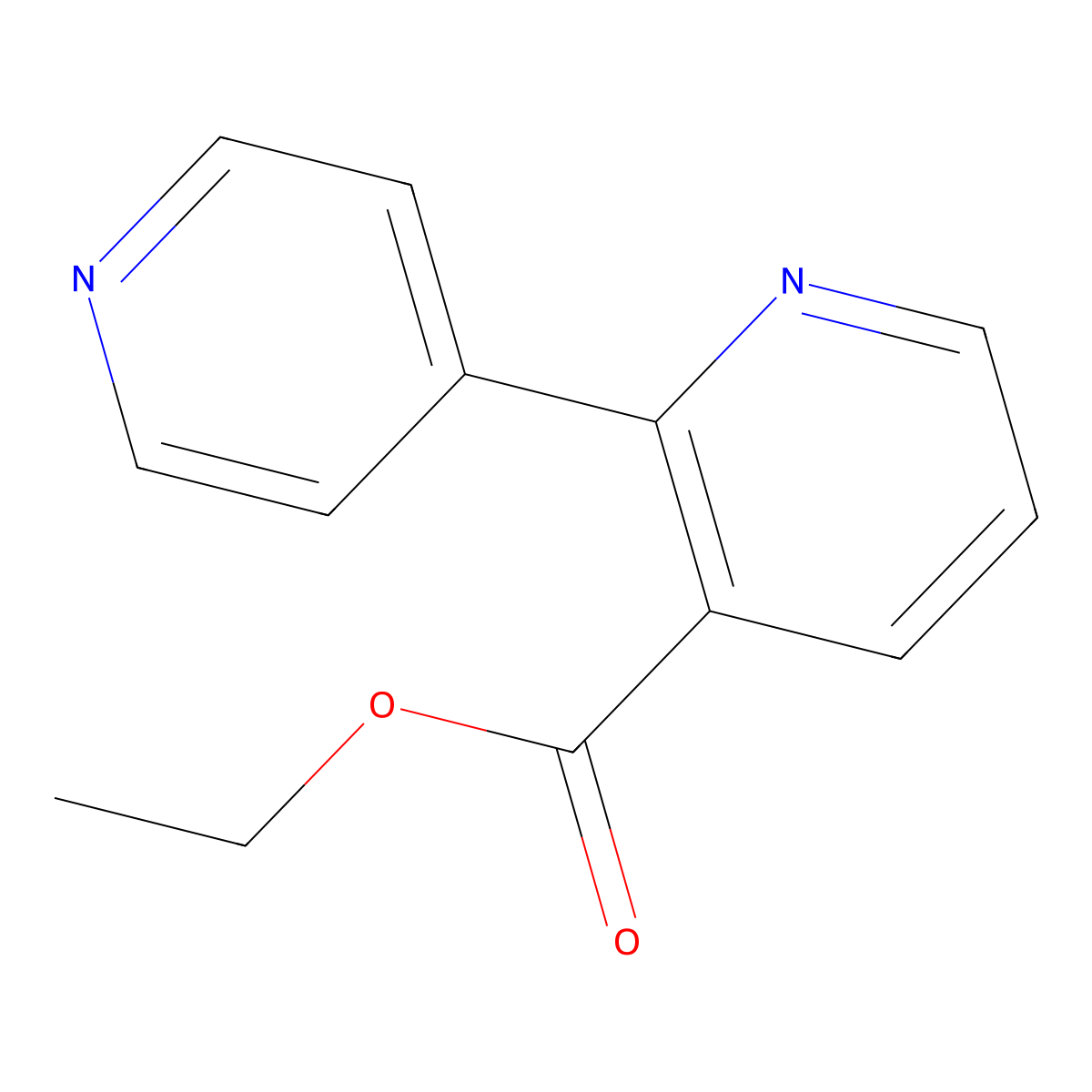 Ethyl [2,4'-bipyridine]-3-carboxylate molecular structure, CAS 1214365-55-5