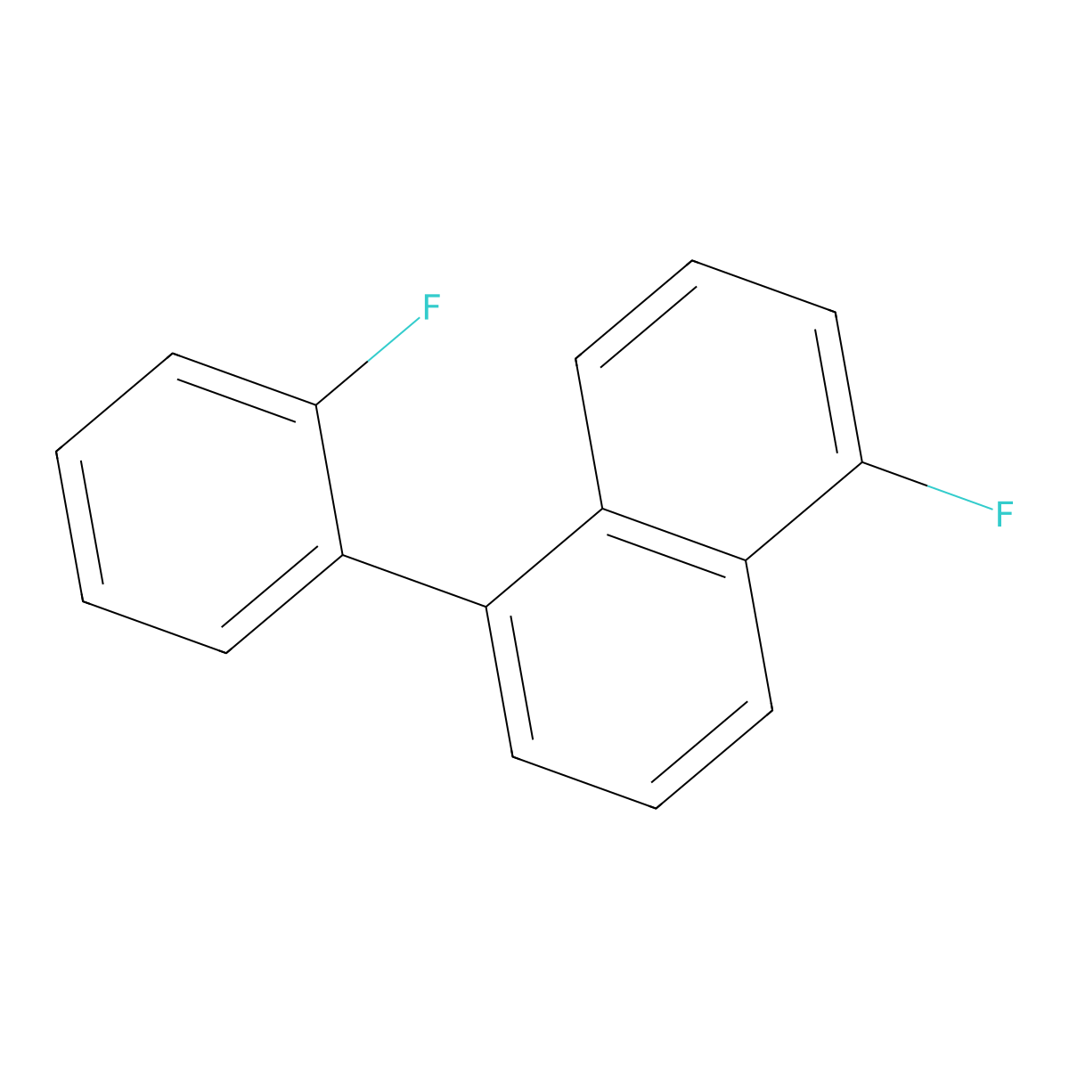 1-Fluoro-5-(2-fluorophenyl)naphthalene molecular structure, CAS 1214366-34-3