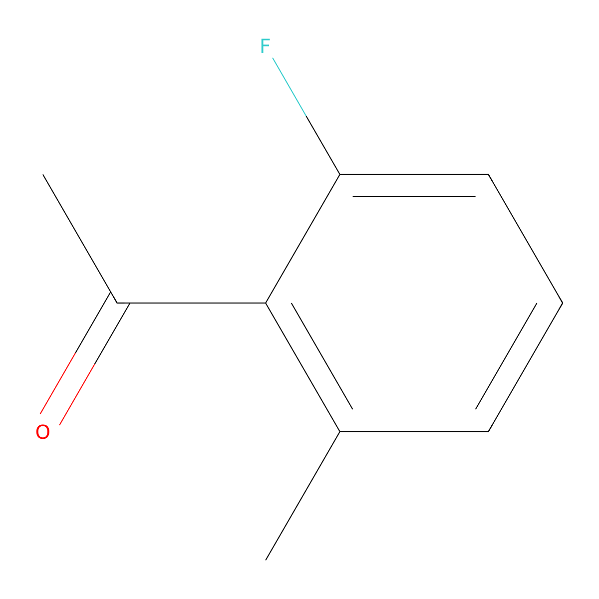 1-(2-Fluoro-6-methylphenyl)ethanone molecular structure, CAS 1214366-42-3