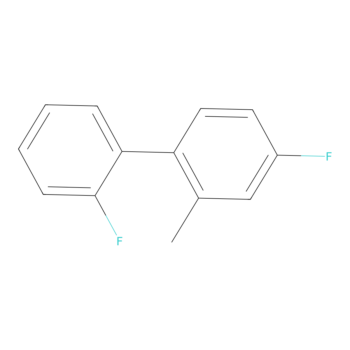 4-Fluoro-1-(2-fluorophenyl)-2-methylbenzene molecular structure, CAS 1214367-06-2