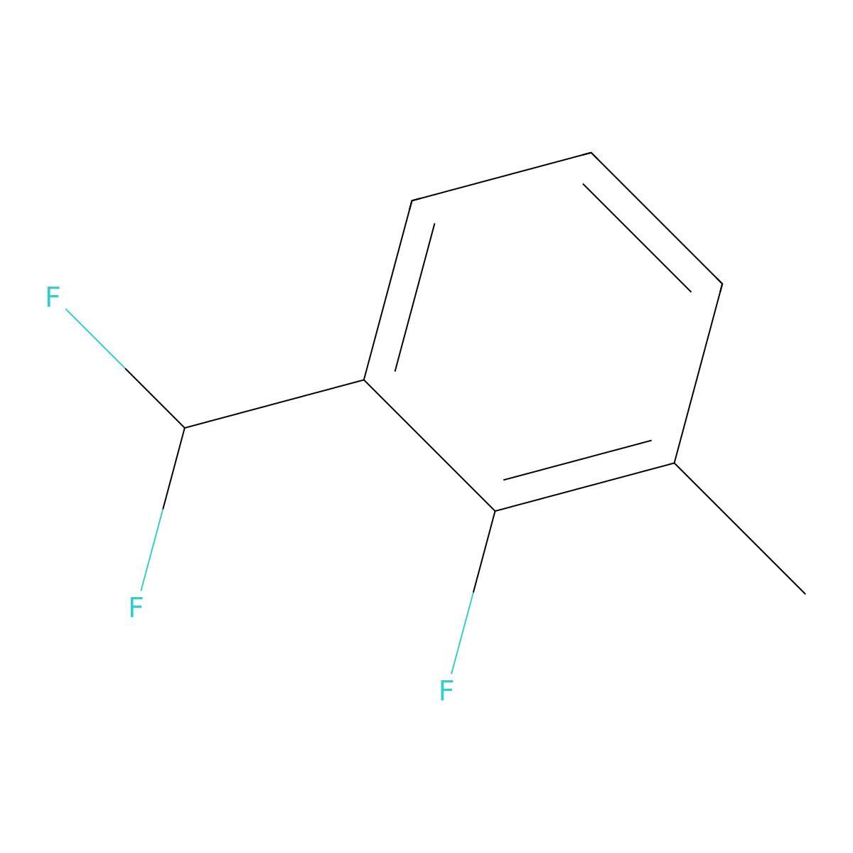 3-(Difluoromethyl)-2-fluorotoluene molecular structure, CAS 1214367-27-7