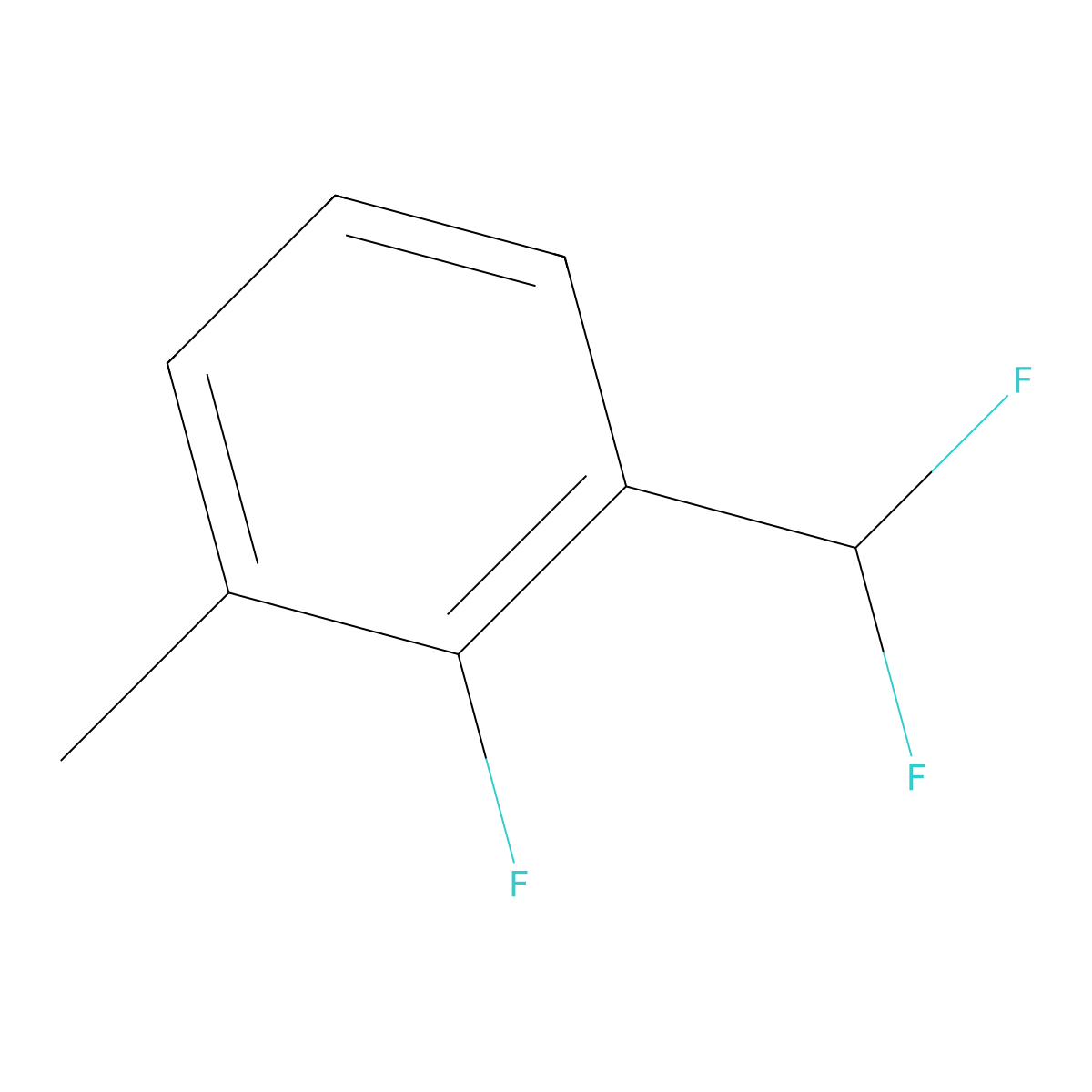 3-(Difluoromethyl)-2-fluorotoluene molecular structure, CAS 1214367-27-7
