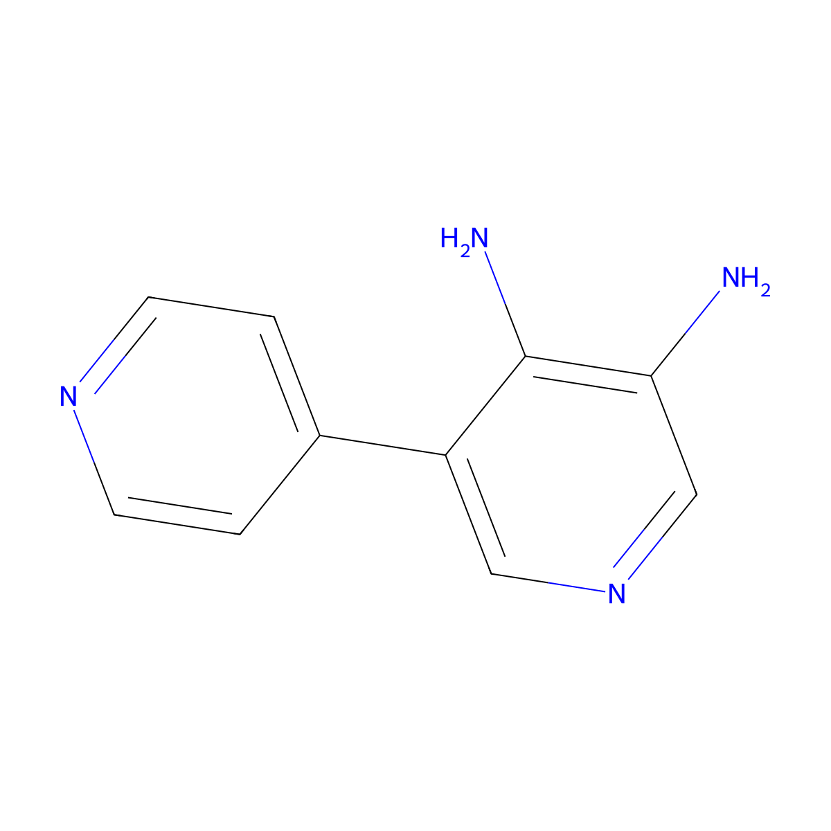 [3,4'-Bipyridine]-4,5-diamine molecular structure, CAS 1214367-42-6