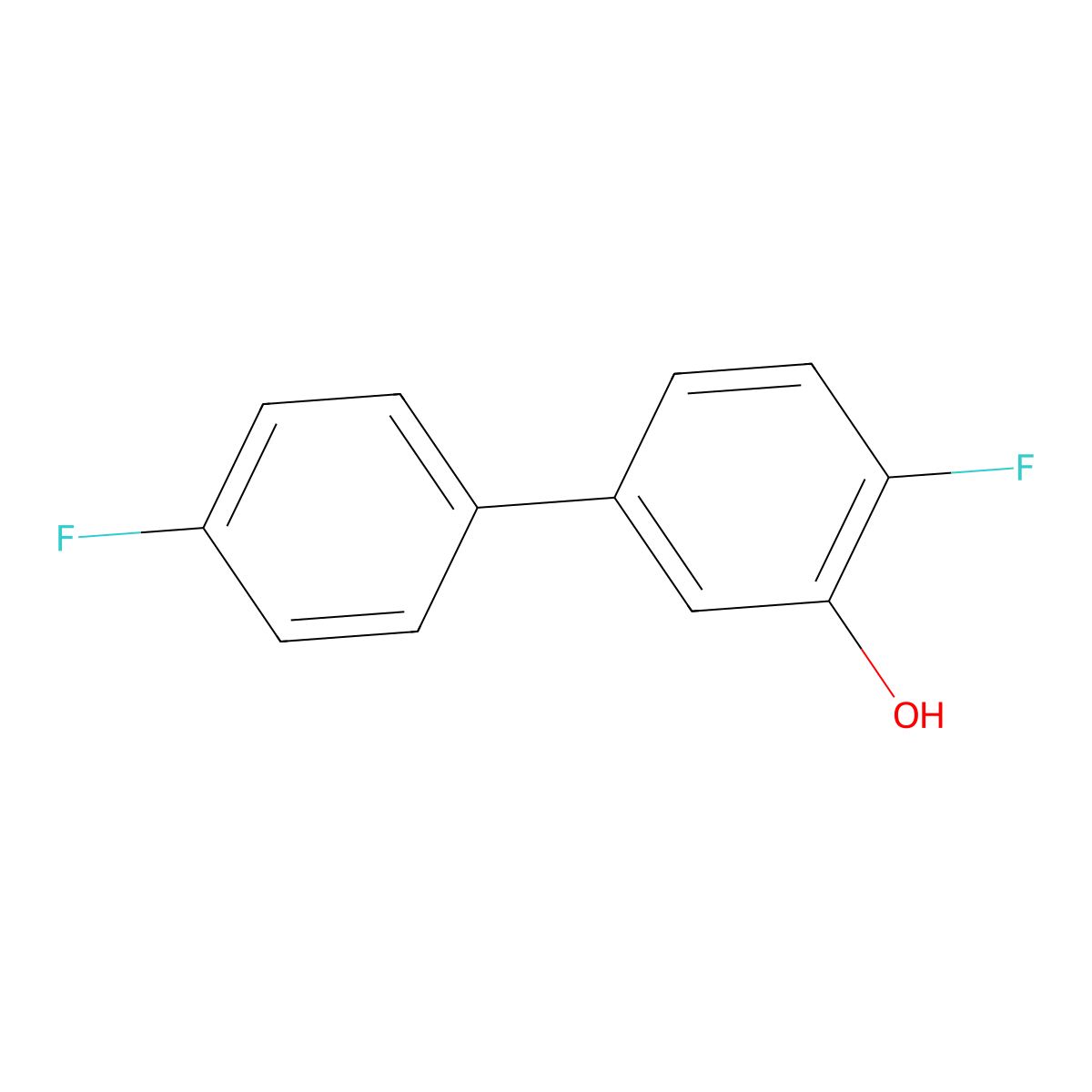 4,4'-Difluoro-[1,1'-biphenyl]-3-ol molecular structure, CAS 1214367-64-2