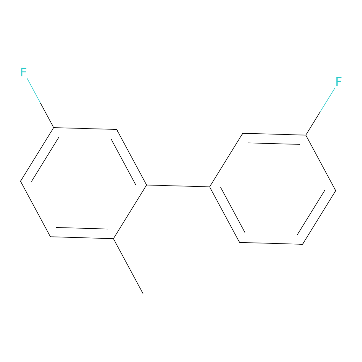 4-Fluoro-2-(3-fluorophenyl)-1-methylbenzene molecular structure, CAS 1214369-16-0