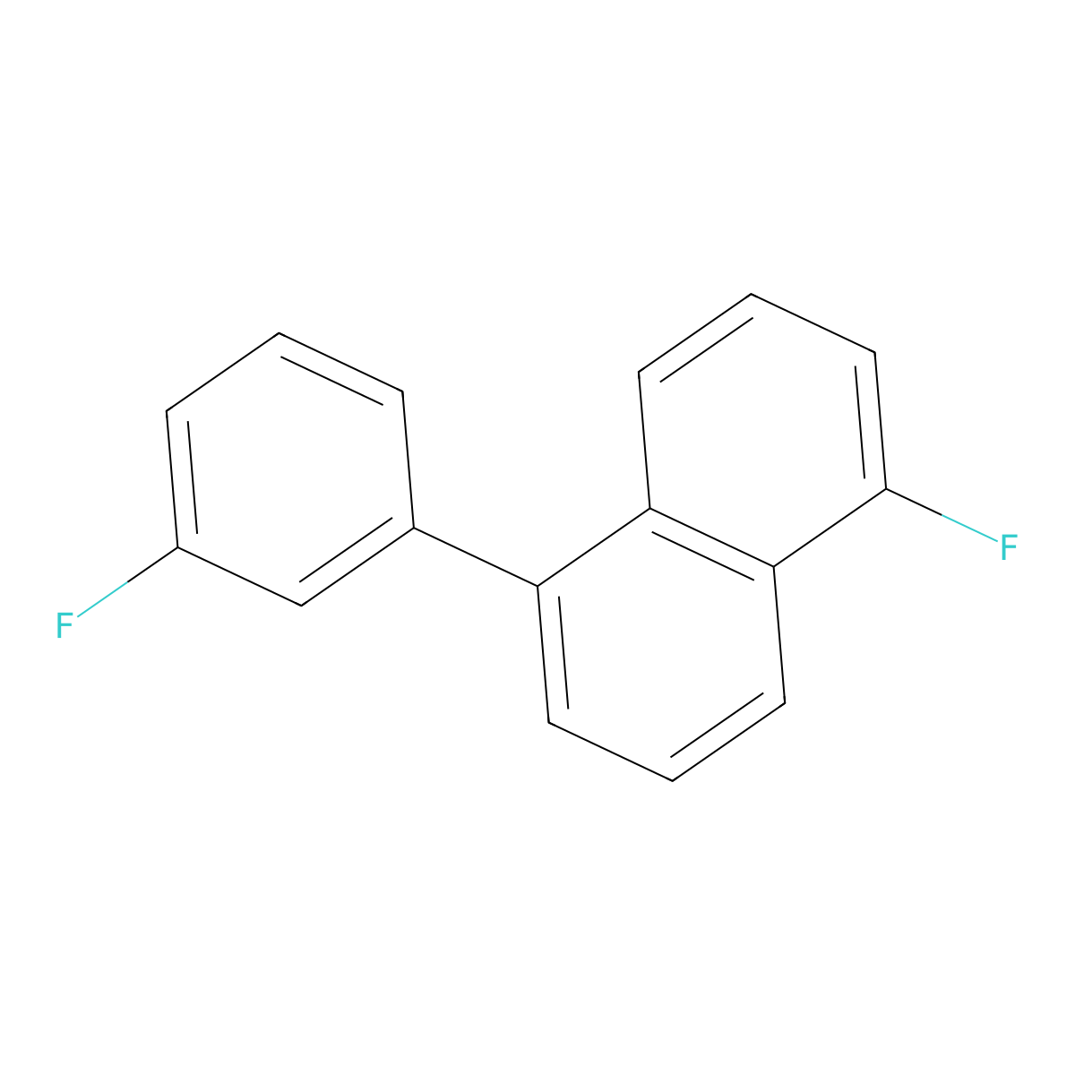1-Fluoro-5-(3-fluorophenyl)naphthalene molecular structure, CAS 1214369-28-4