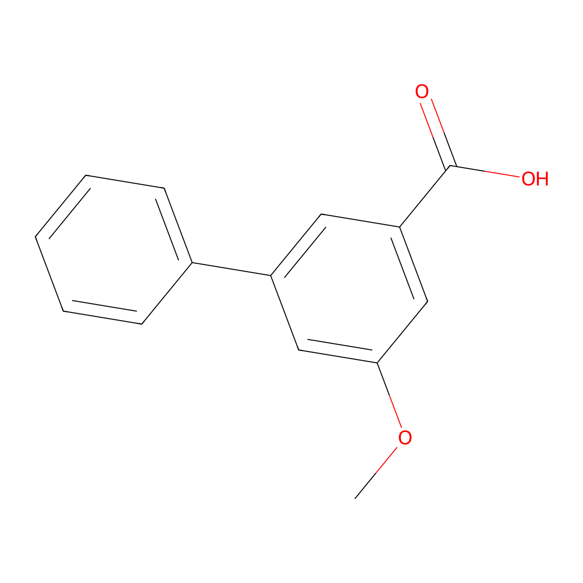 5-Methoxy-3-phenylbenzoic acid molecular structure, CAS 1214369-81-9