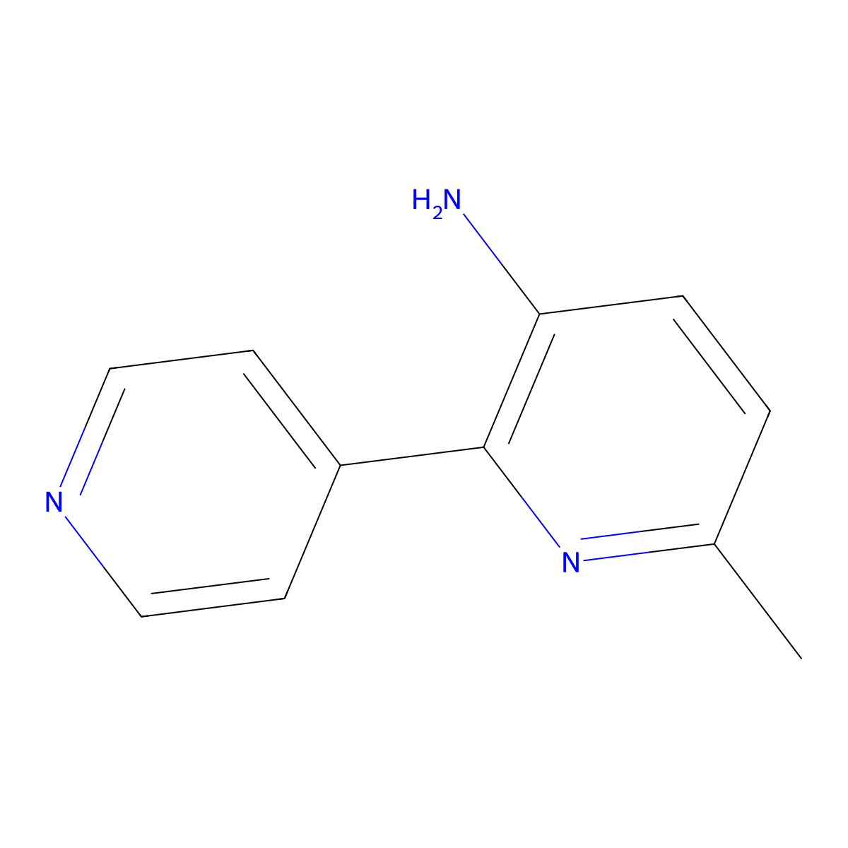 6-Methyl-[2,4'-bipyridin]-3-amine molecular structure, CAS 1214369-83-1