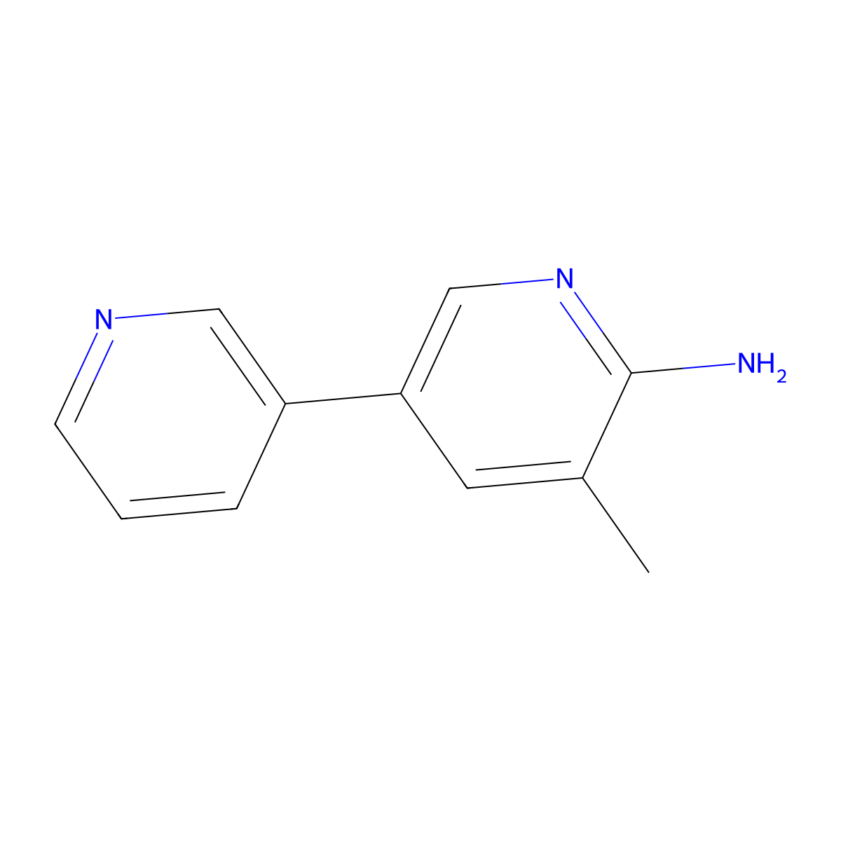 5-Methyl-[3,3'-bipyridin]-6-amine molecular structure, CAS 1214371-04-6