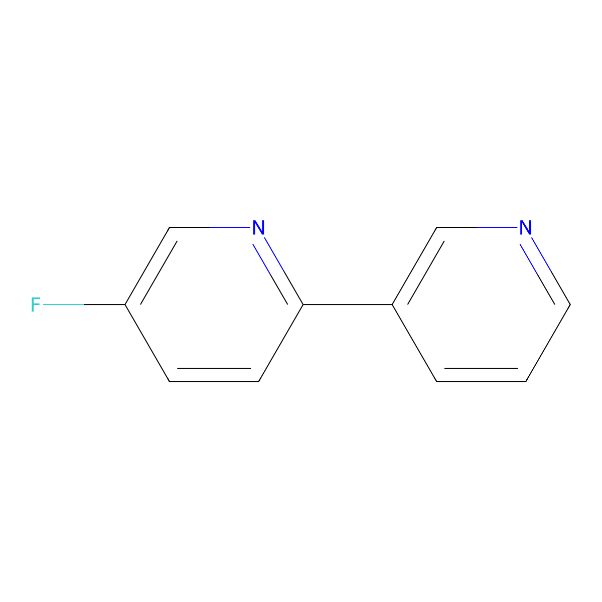 5-Fluoro-2-pyridin-3-ylpyridine molecular structure, CAS 1214372-59-4