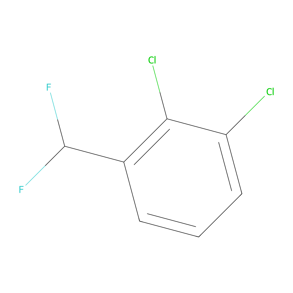 1,2-Dichloro-3-(difluoromethyl)benzene molecular structure, CAS 1214372-65-2