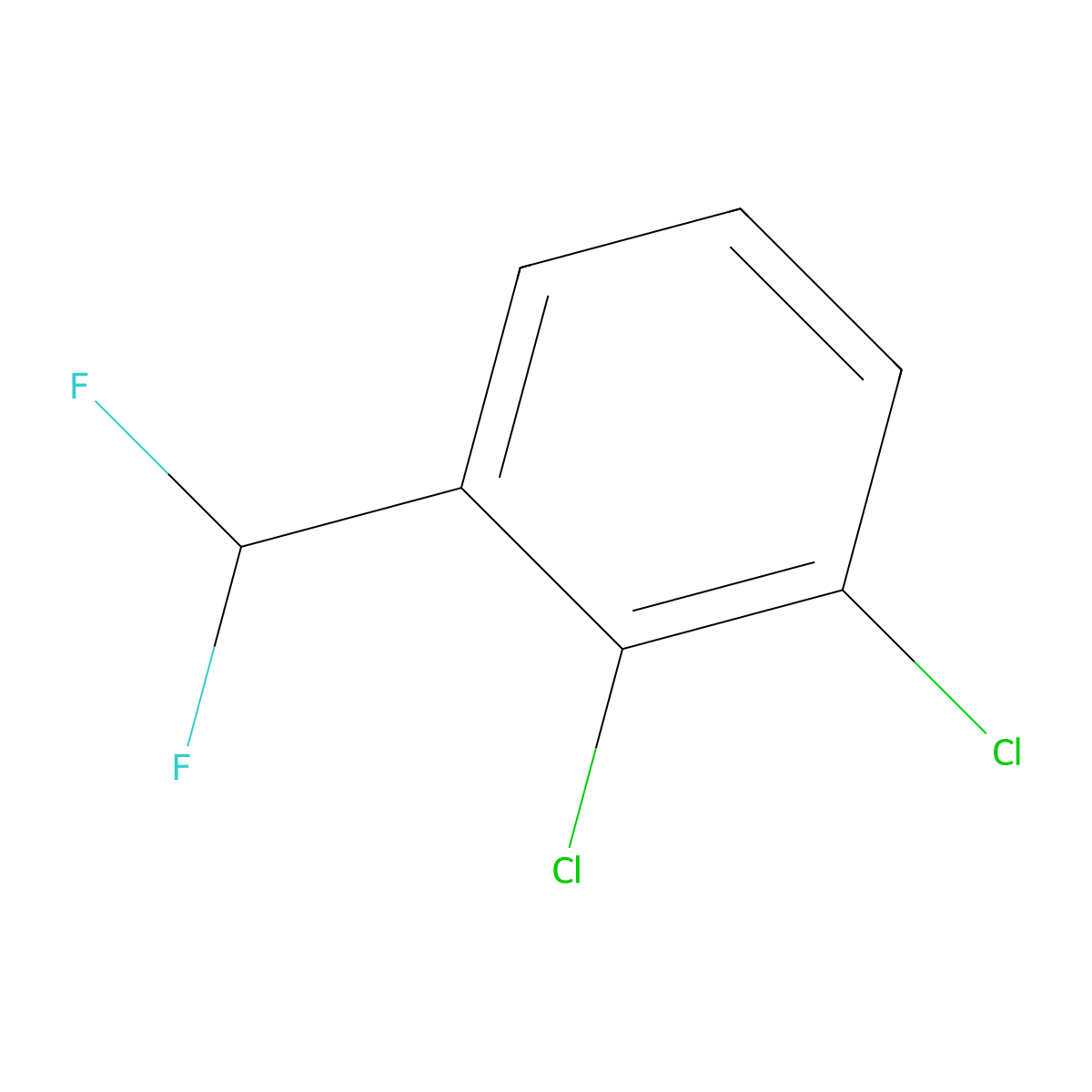 1,2-Dichloro-3-(difluoromethyl)benzene molecular structure, CAS 1214372-65-2