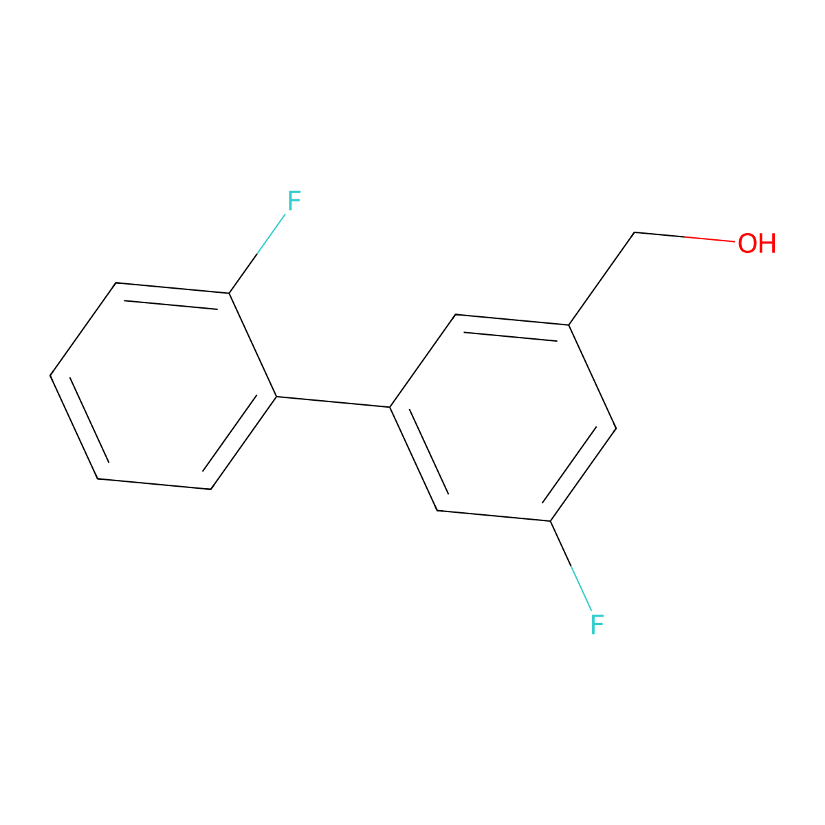 (2',3-Difluorobiphenyl-5-yl)methanol molecular structure, CAS 1214374-55-6