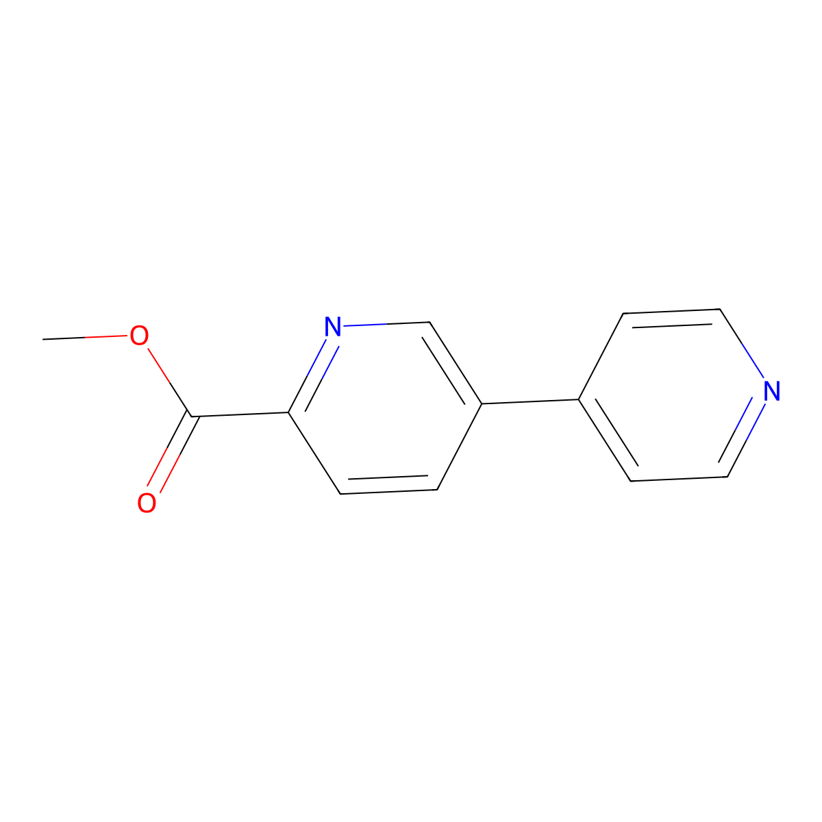 Methyl [3,4'-bipyridine]-6-carboxylate molecular structure, CAS 1214375-04-8