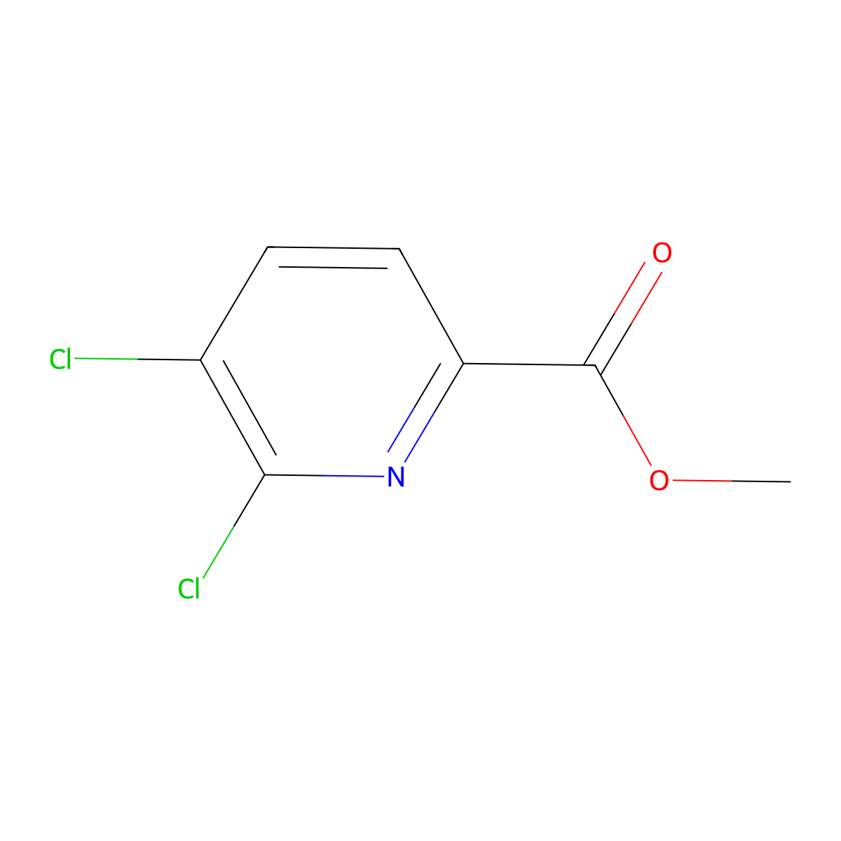 Methyl 5,6-dichloropicolinate molecular structure, CAS 1214375-24-2