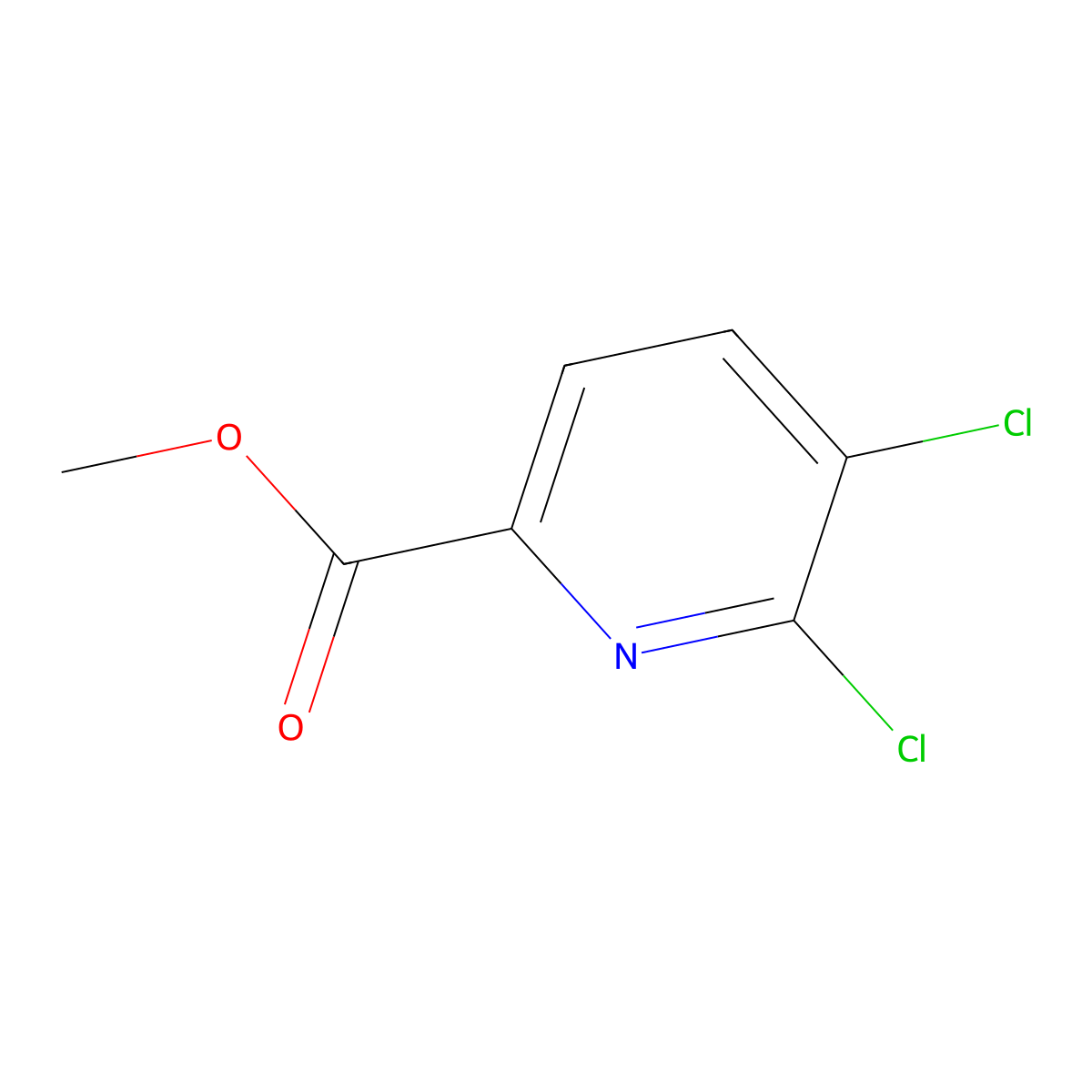Methyl 5,6-dichloropicolinate molecular structure, CAS 1214375-24-2