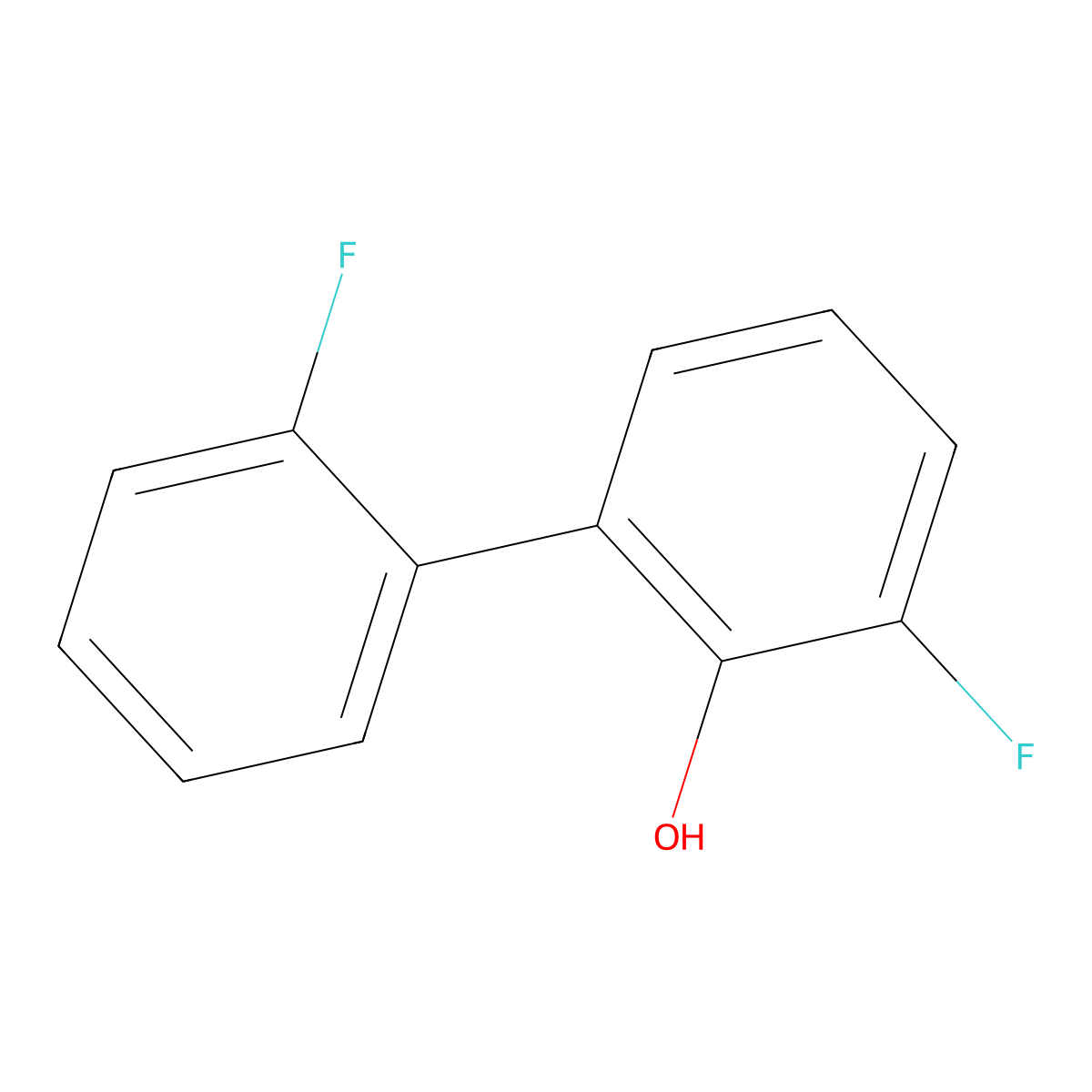 2',3-Difluoro-[1,1'-biphenyl]-2-ol molecular structure, CAS 1214375-71-9