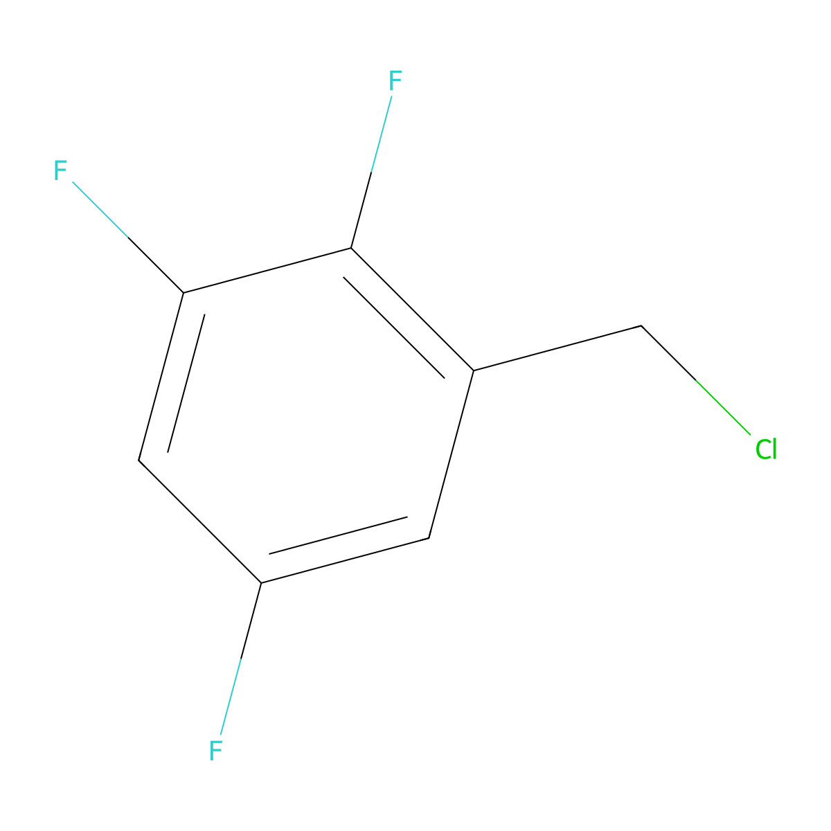 1-(Chloromethyl)-2,3,5-trifluorobenzene molecular structure, CAS 1214378-48-9
