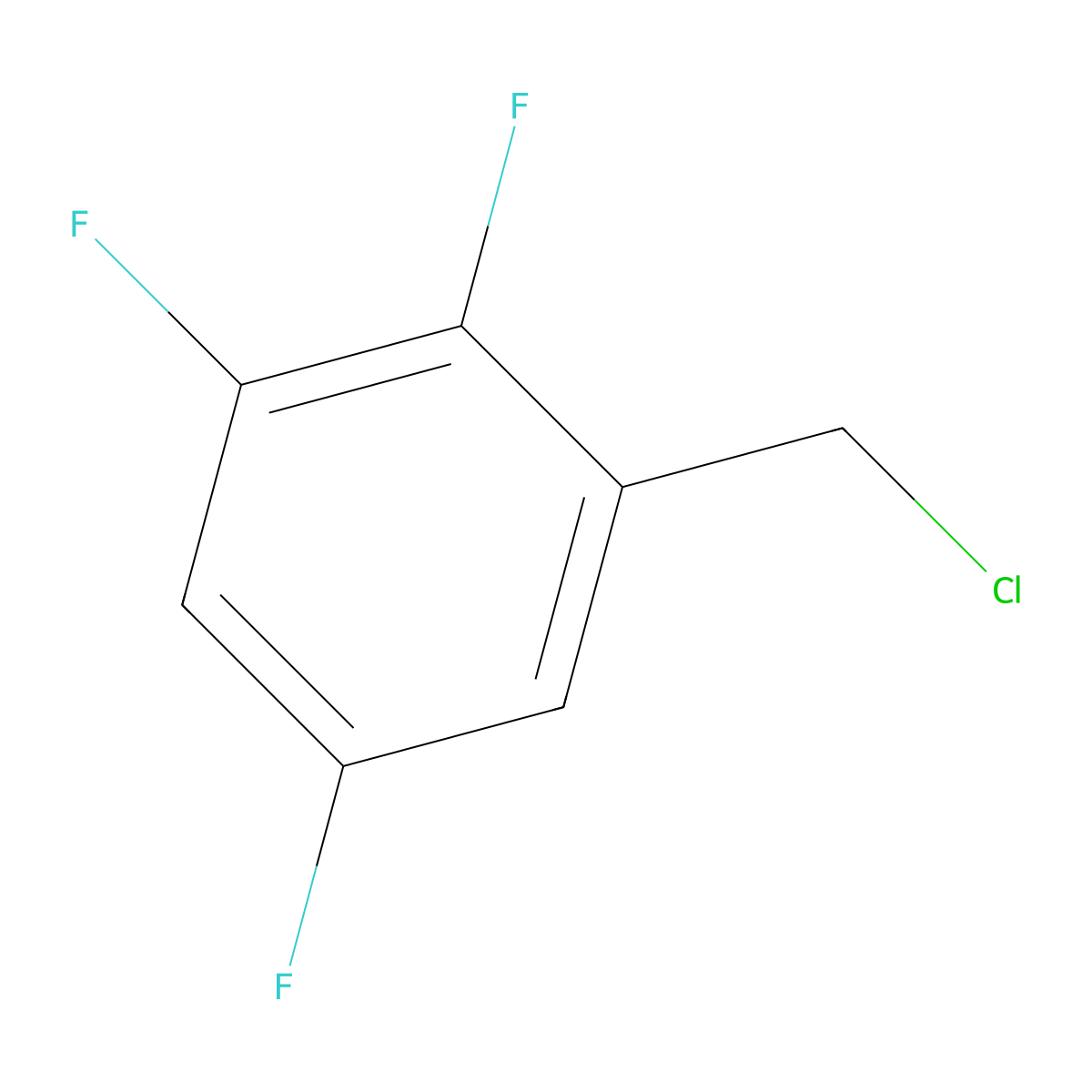 1-(Chloromethyl)-2,3,5-trifluorobenzene molecular structure, CAS 1214378-48-9