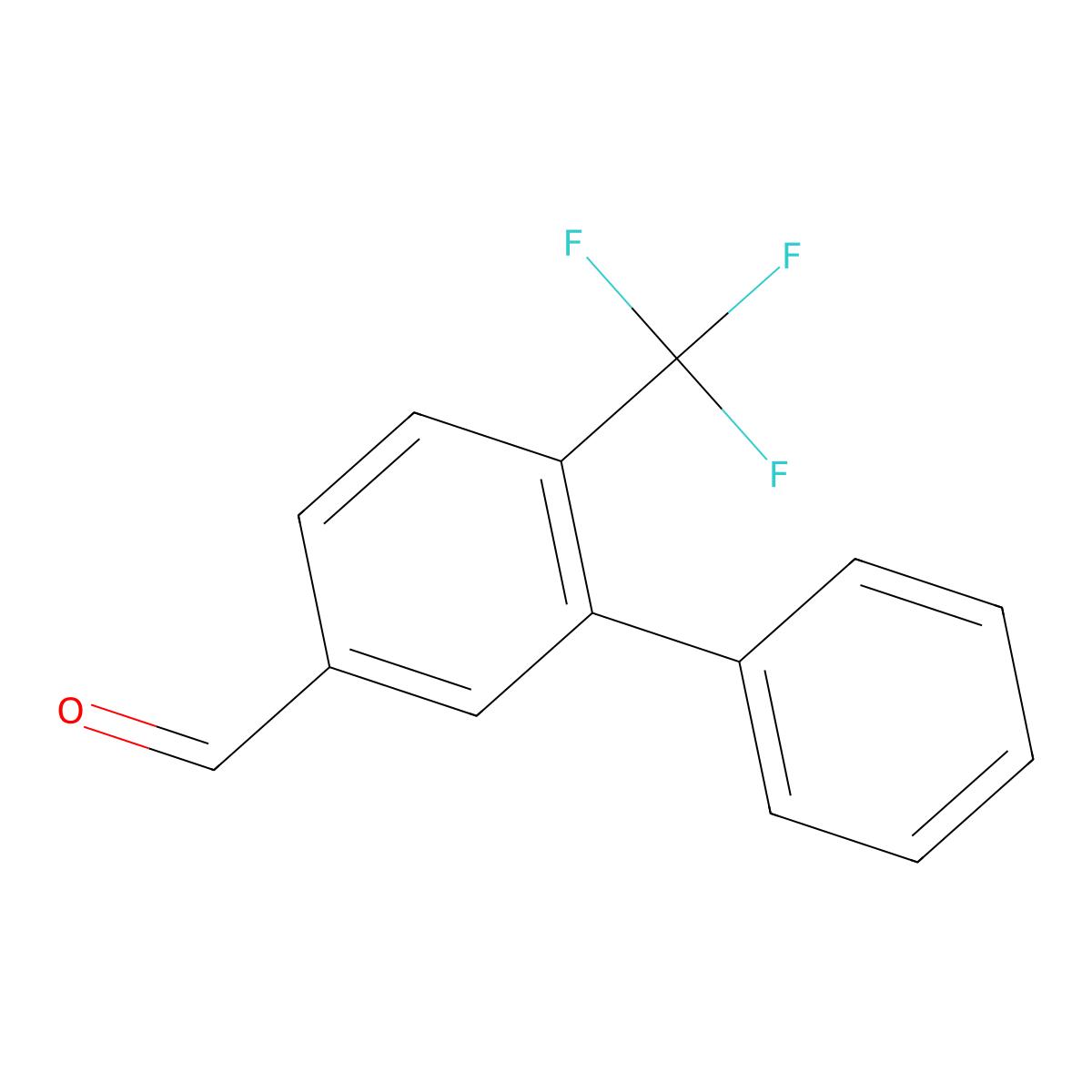 6-(Trifluoromethyl)-[1,1'-biphenyl]-3-carbaldehyde molecular structure, CAS 1214379-06-2