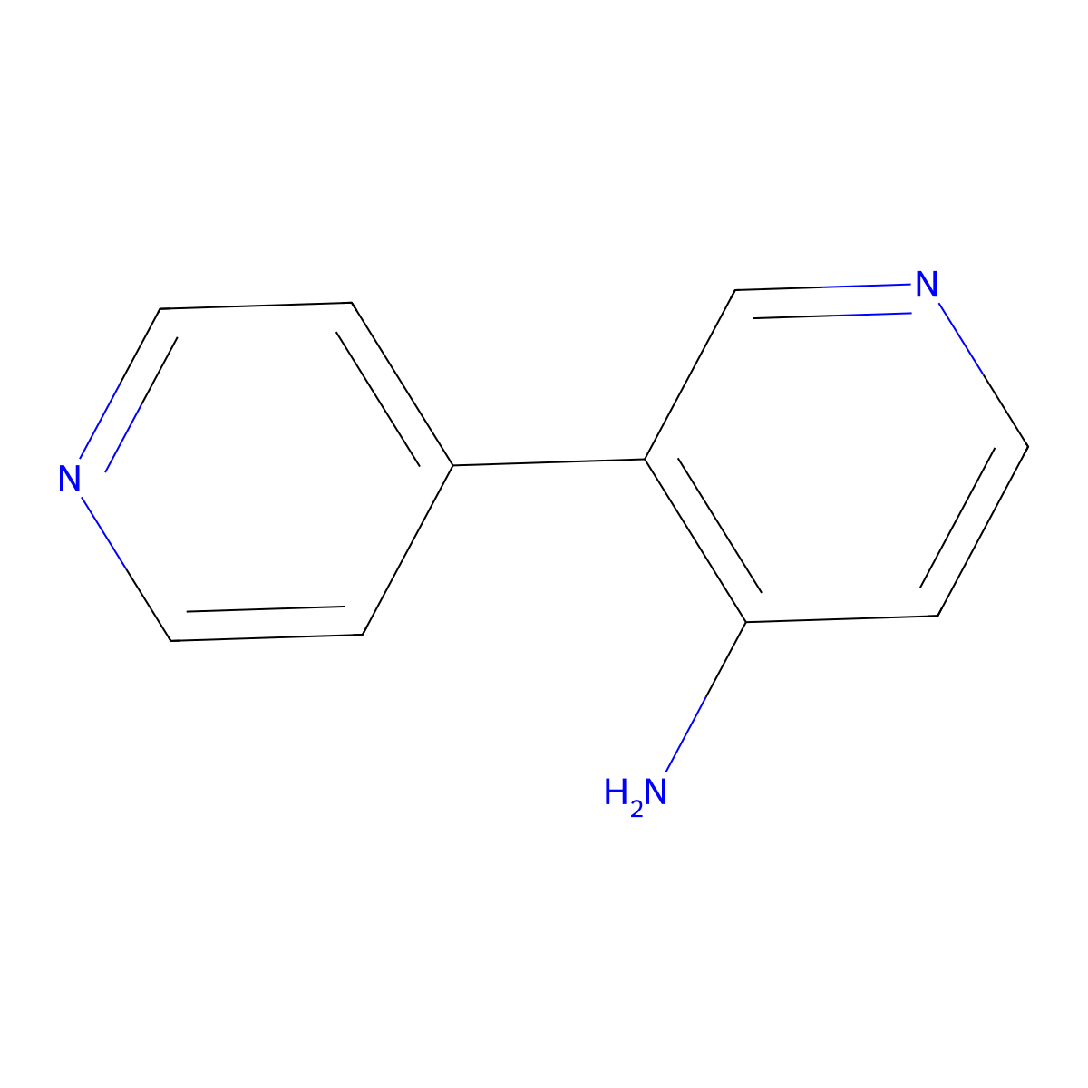 [3,4'-Bipyridin]-4-amine molecular structure, CAS 1214379-46-0