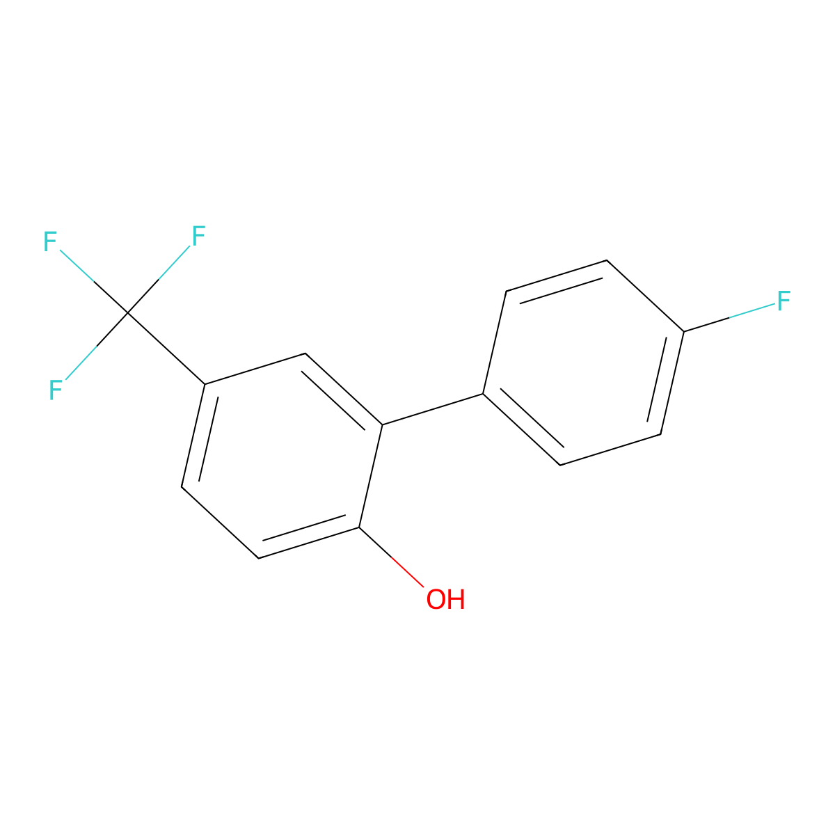 4'-Fluoro-5-(trifluoromethyl)biphenyl-2-ol molecular structure, CAS 1214381-61-9