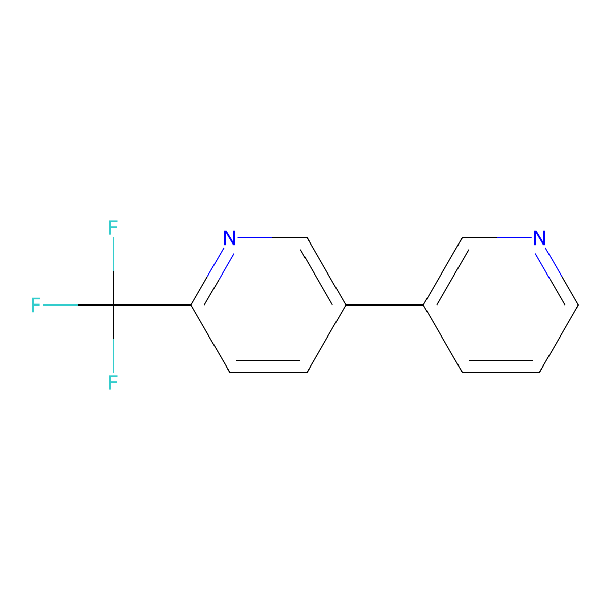 6-(Trifluoromethyl)-3,3'-bipyridine molecular structure, CAS 1214384-01-6