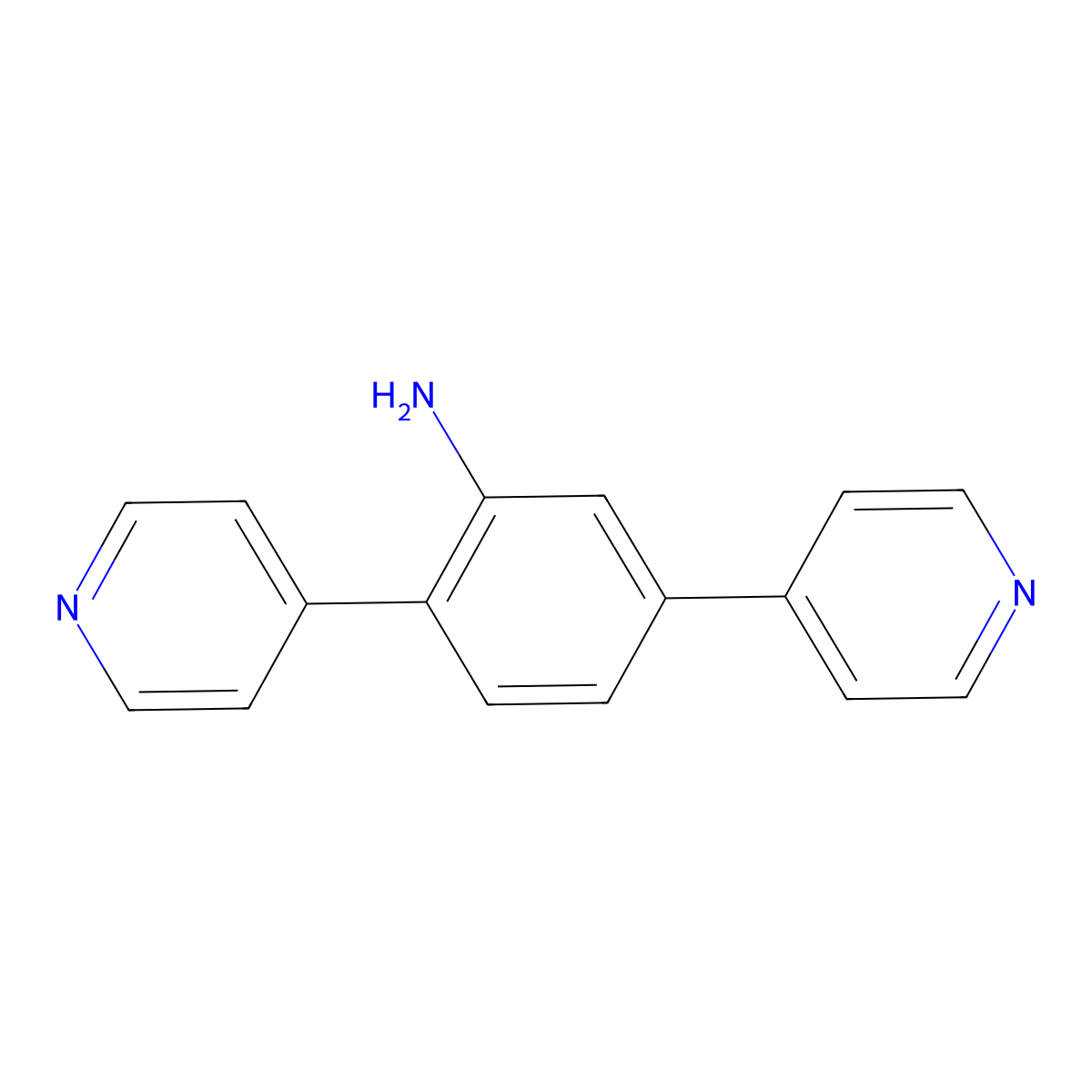 2,5-Di(pyridin-4-yl)aniline molecular structure, CAS 1214384-80-1