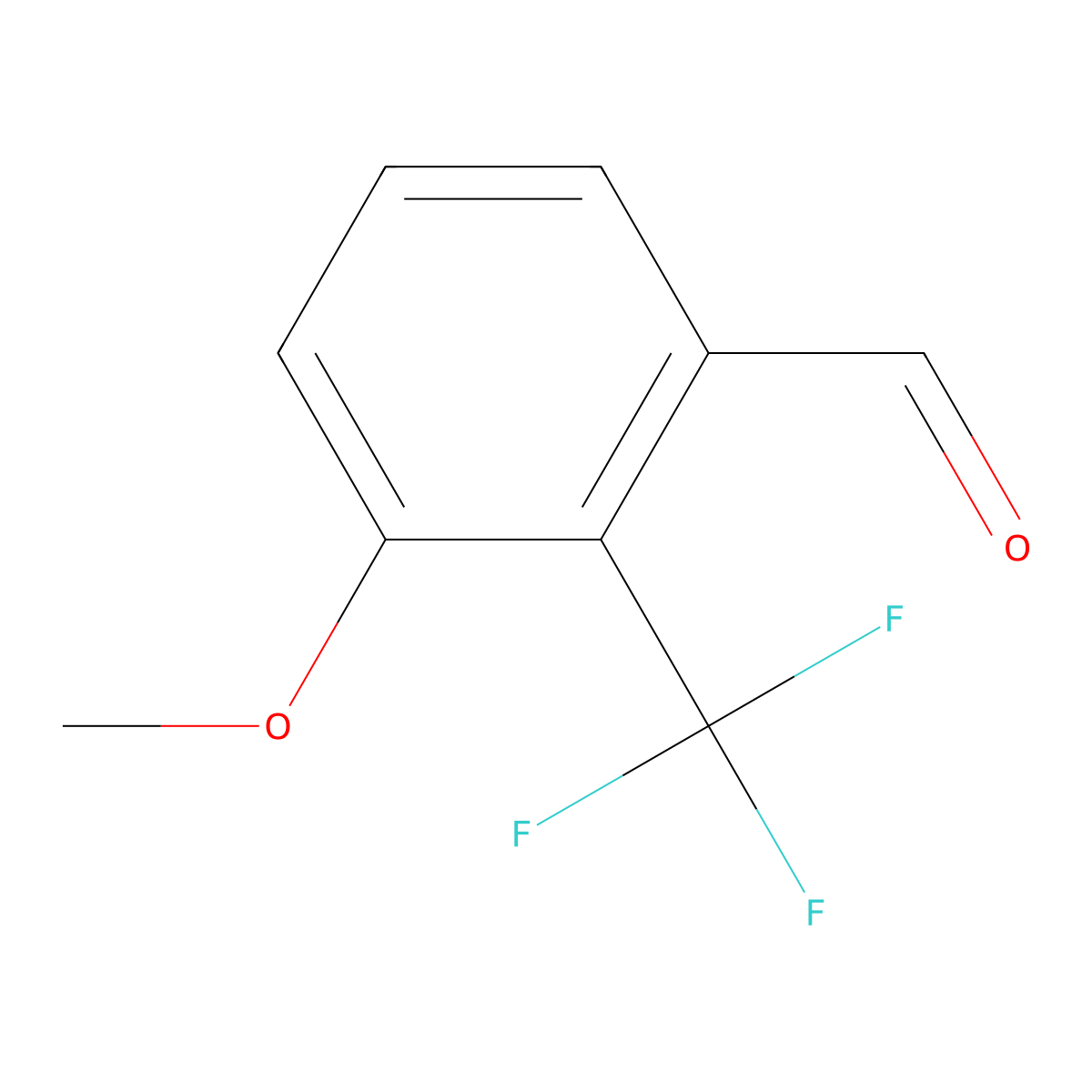 3-Methoxy-2-(trifluoromethyl)benzaldehyde molecular structure, CAS 1214384-89-0