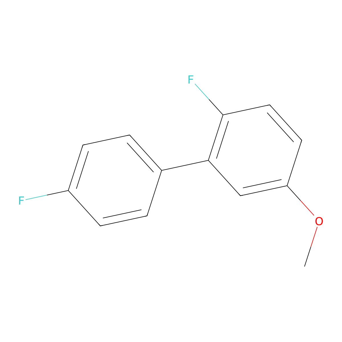 2,4'-Difluoro-5-methoxy-1,1'-biphenyl molecular structure, CAS 1214386-22-7