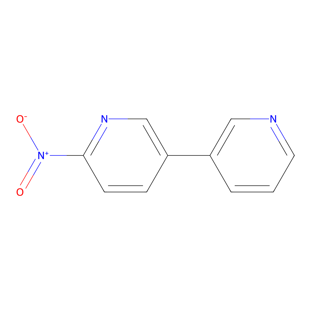 2-Nitro-5-(pyridin-3-yl)pyridine molecular structure, CAS 1214386-52-3