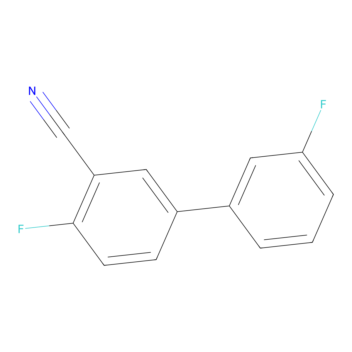 3',4-Difluoro-[1,1'-biphenyl]-3-carbonitrile molecular structure, CAS 1214386-98-7