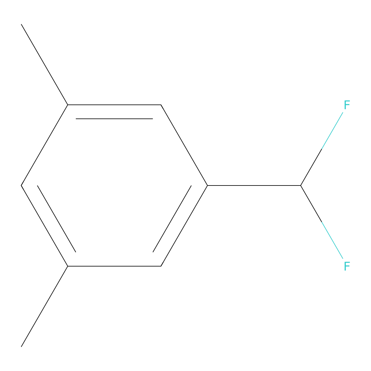1-(Difluoromethyl)-3,5-dimethylbenzene molecular structure, CAS 1214387-04-8