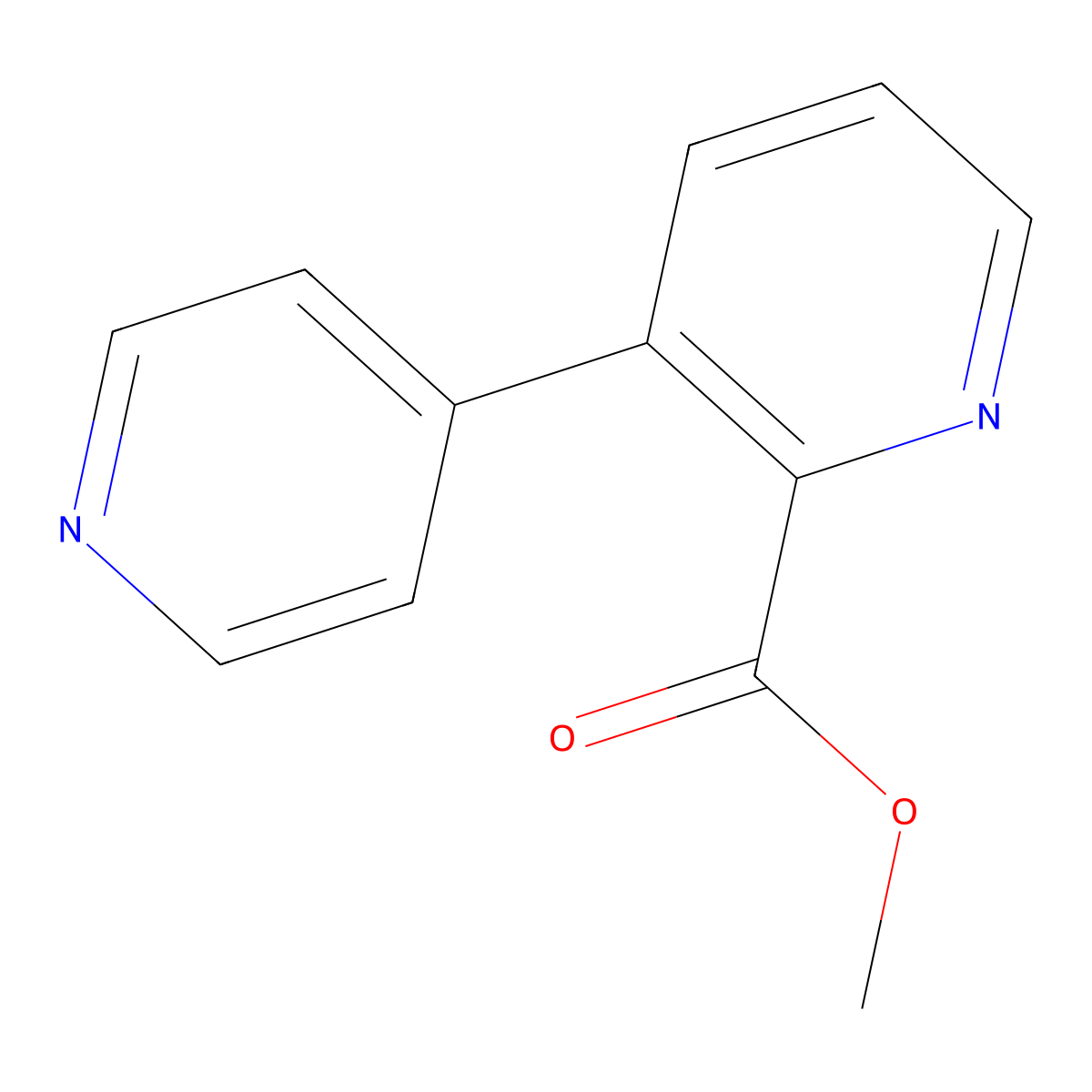 Methyl [3,4'-bipyridine]-2-carboxylate molecular structure, CAS 1214390-25-6