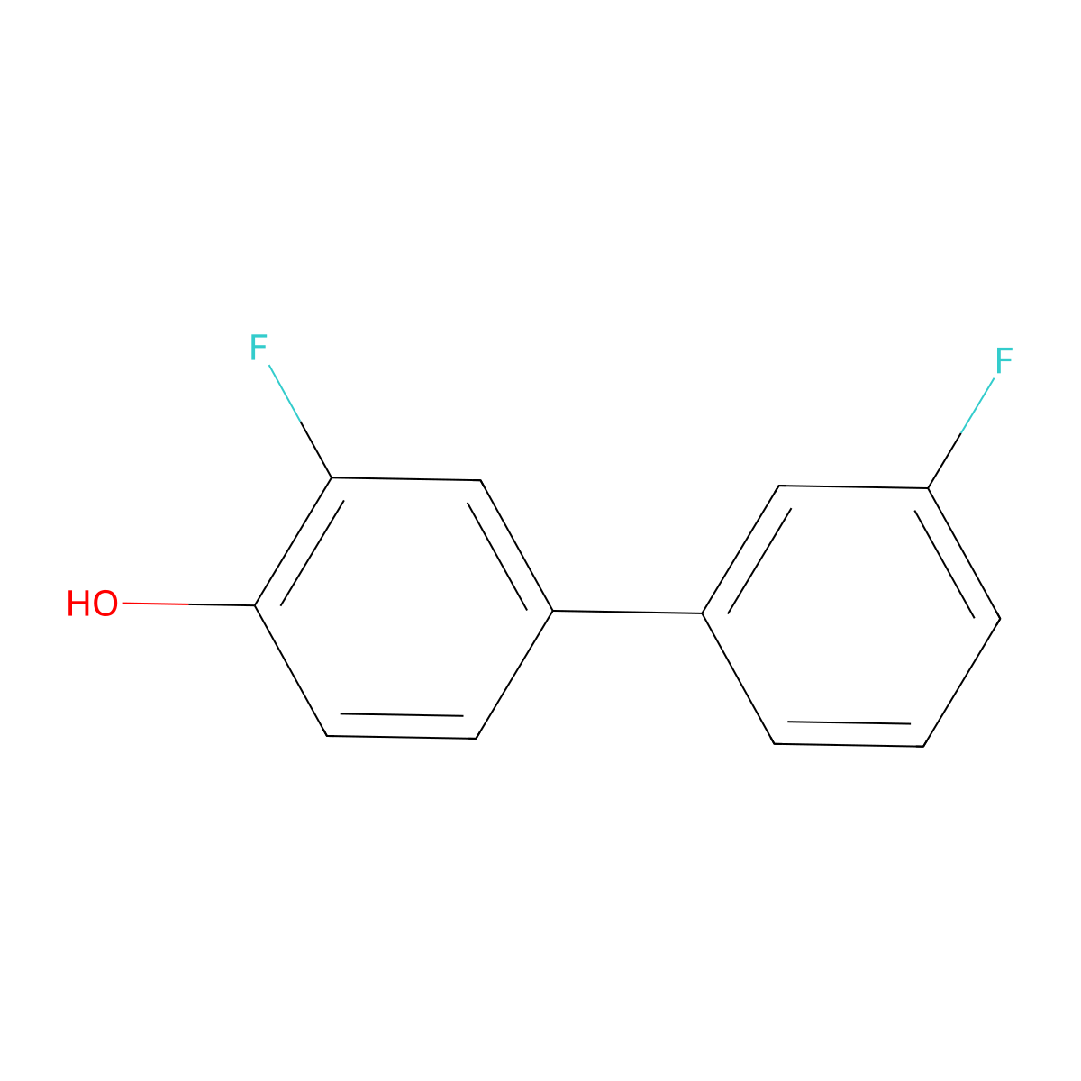 4-(3-Fluorophenyl)-2-fluorophenol molecular structure, CAS 1214390-52-9