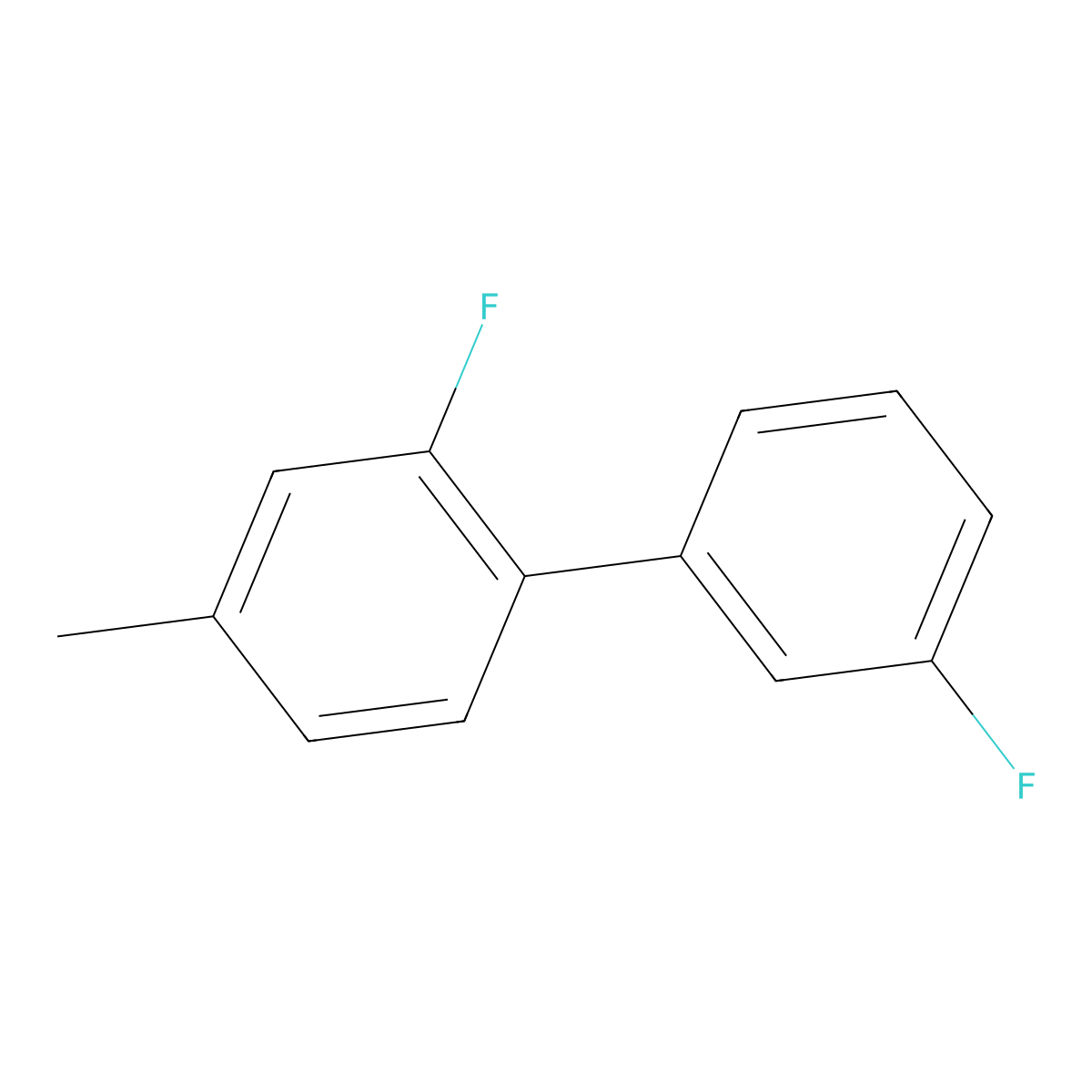 2-Fluoro-1-(3-fluorophenyl)-4-methylbenzene molecular structure, CAS 1214391-72-6