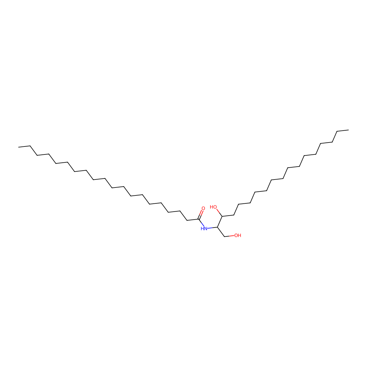 C20 Dihydroceramide molecular structure, CAS 121459-06-1