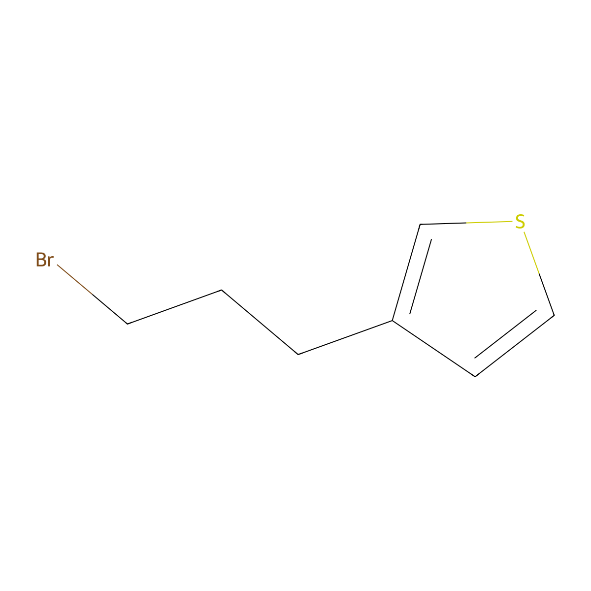 3-(3-Bromopropyl)thiophene molecular structure, CAS 121459-86-7