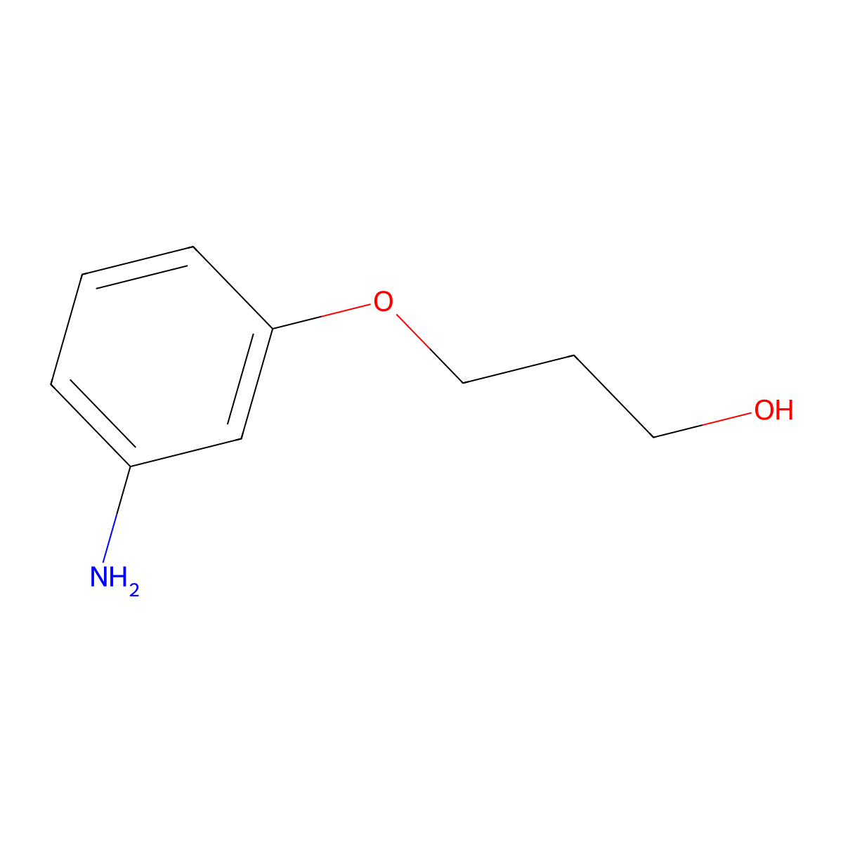 3-(3-Aminophenoxy)propan-1-ol molecular structure, CAS 121486-70-2