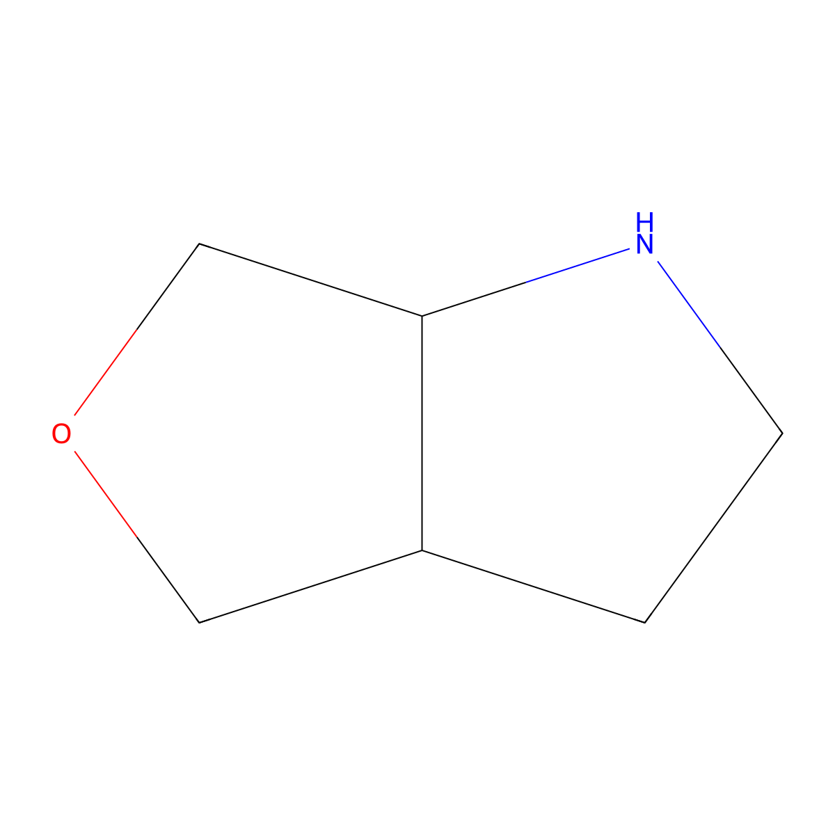 Hexahydro-1h-furo[3,4-b]pyrrole molecular structure, CAS 1214875-25-8