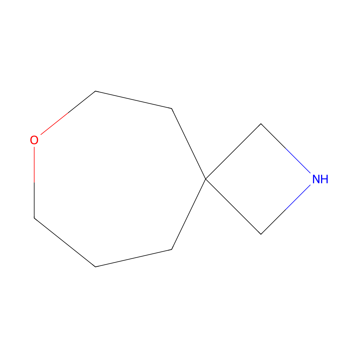 7-Oxa-2-azaspiro[3.6]decane molecular structure, CAS 1214875-28-1