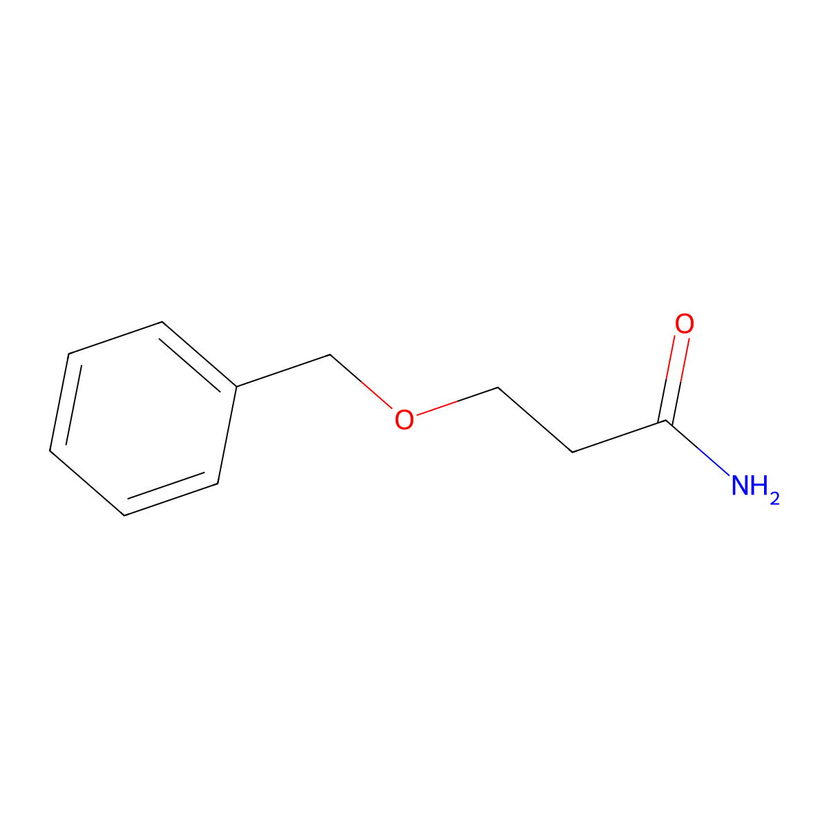 3-(Benzyloxy)propanamide molecular structure, CAS 121489-51-8