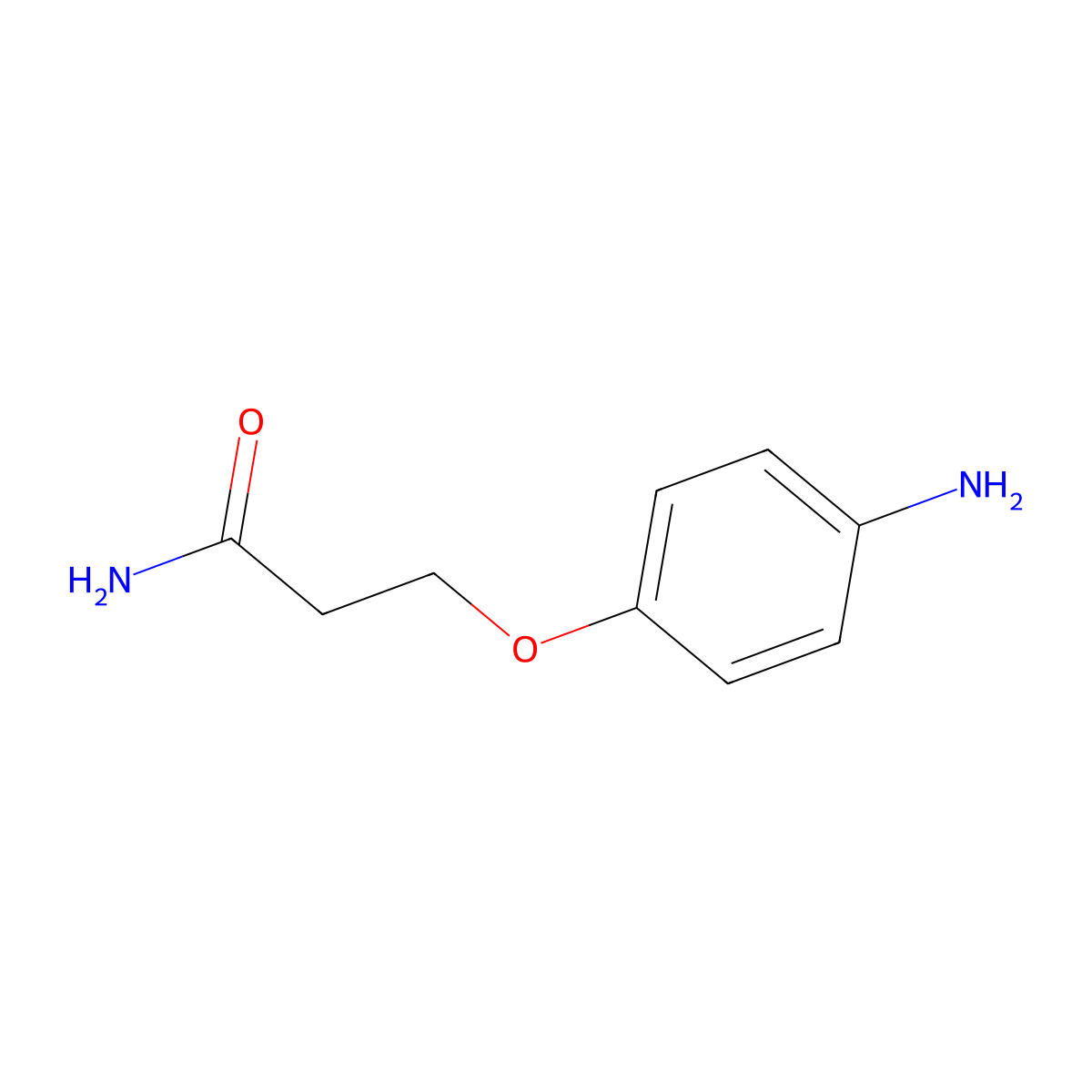 3-(4-Aminophenoxy)propanamide molecular structure, CAS 121489-79-0